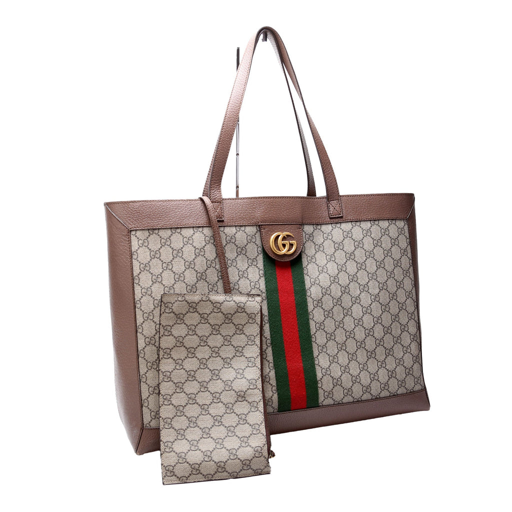 547947 Ophidia Soft GG Supreme Medium Tote Brown