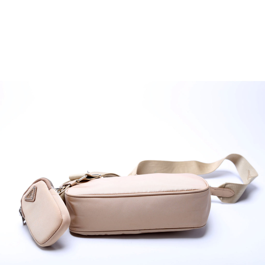 Prada 1BH204 Nylon Re-Edition 2005 Shoulder Bag Tan