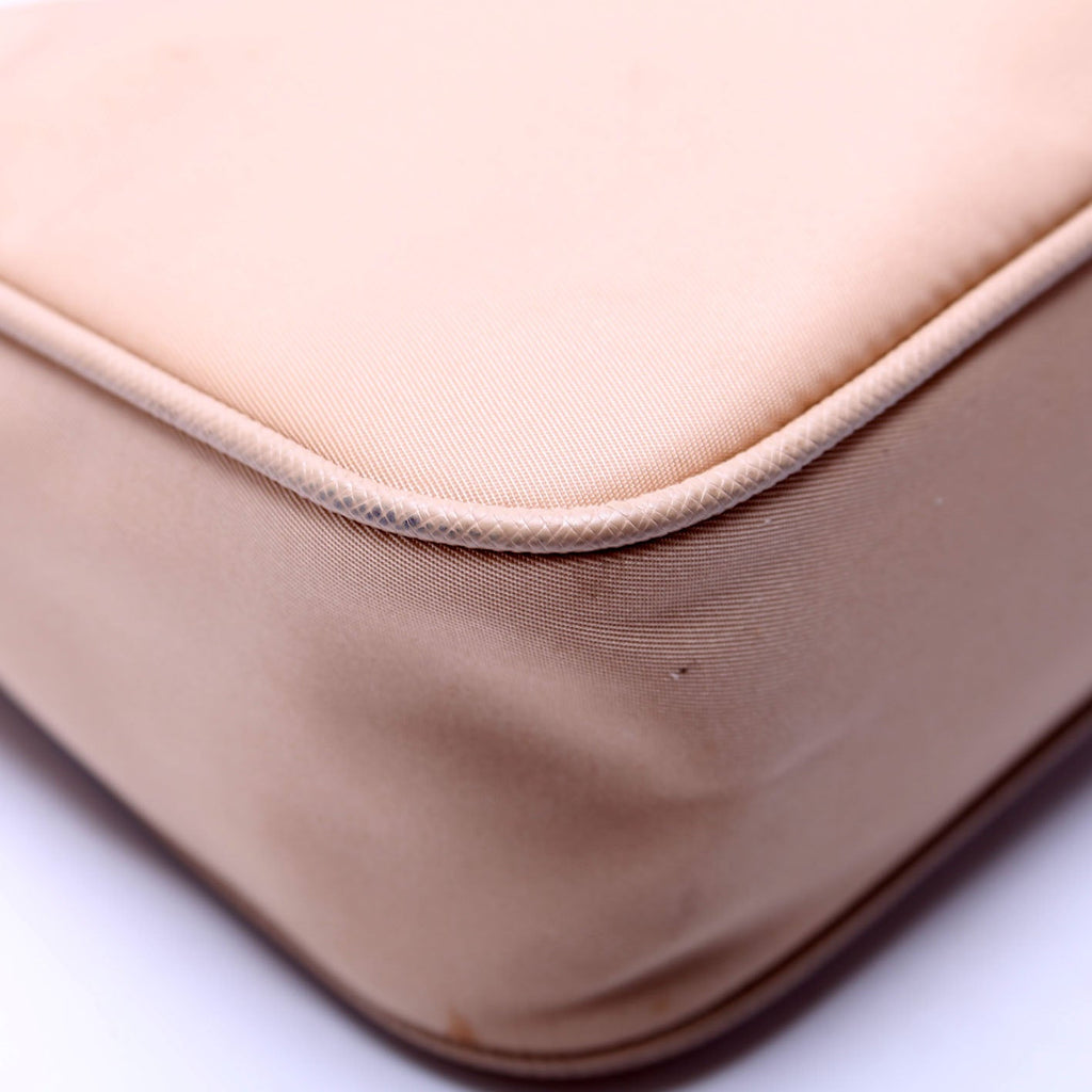 Prada 1BH204 Nylon Re-Edition 2005 Shoulder Bag Tan