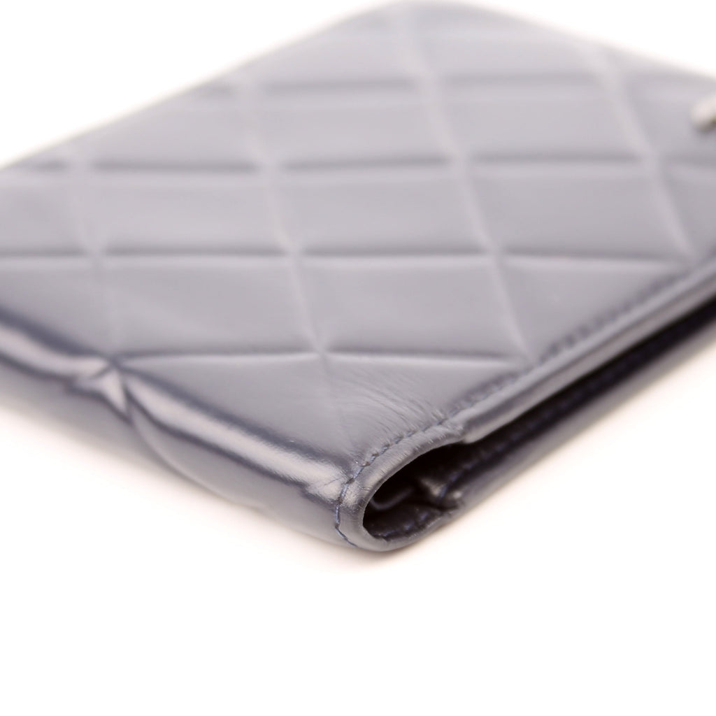 CC Mens Bifold Wallet Lambskin 30M Navy