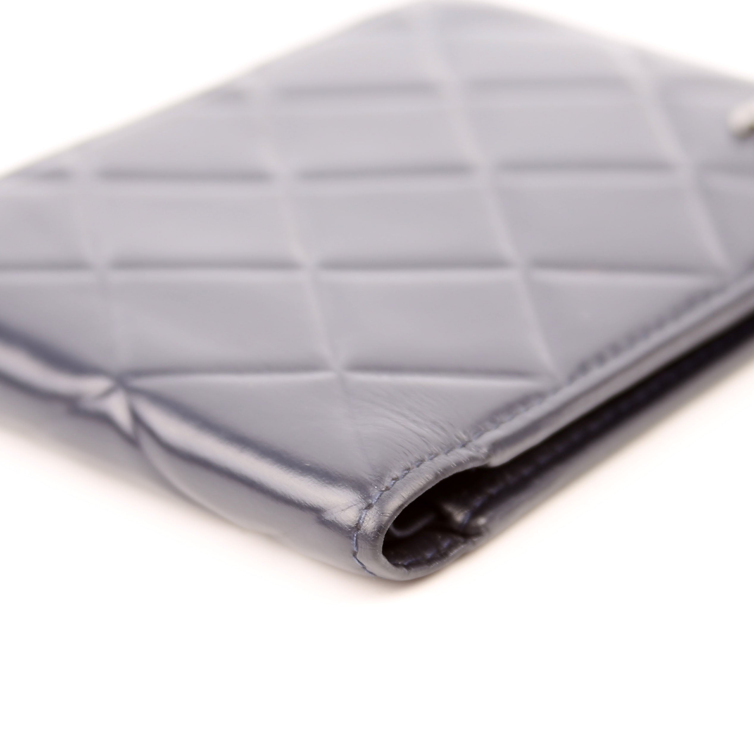 CC Mens Bifold Wallet Lambskin 30M Navy