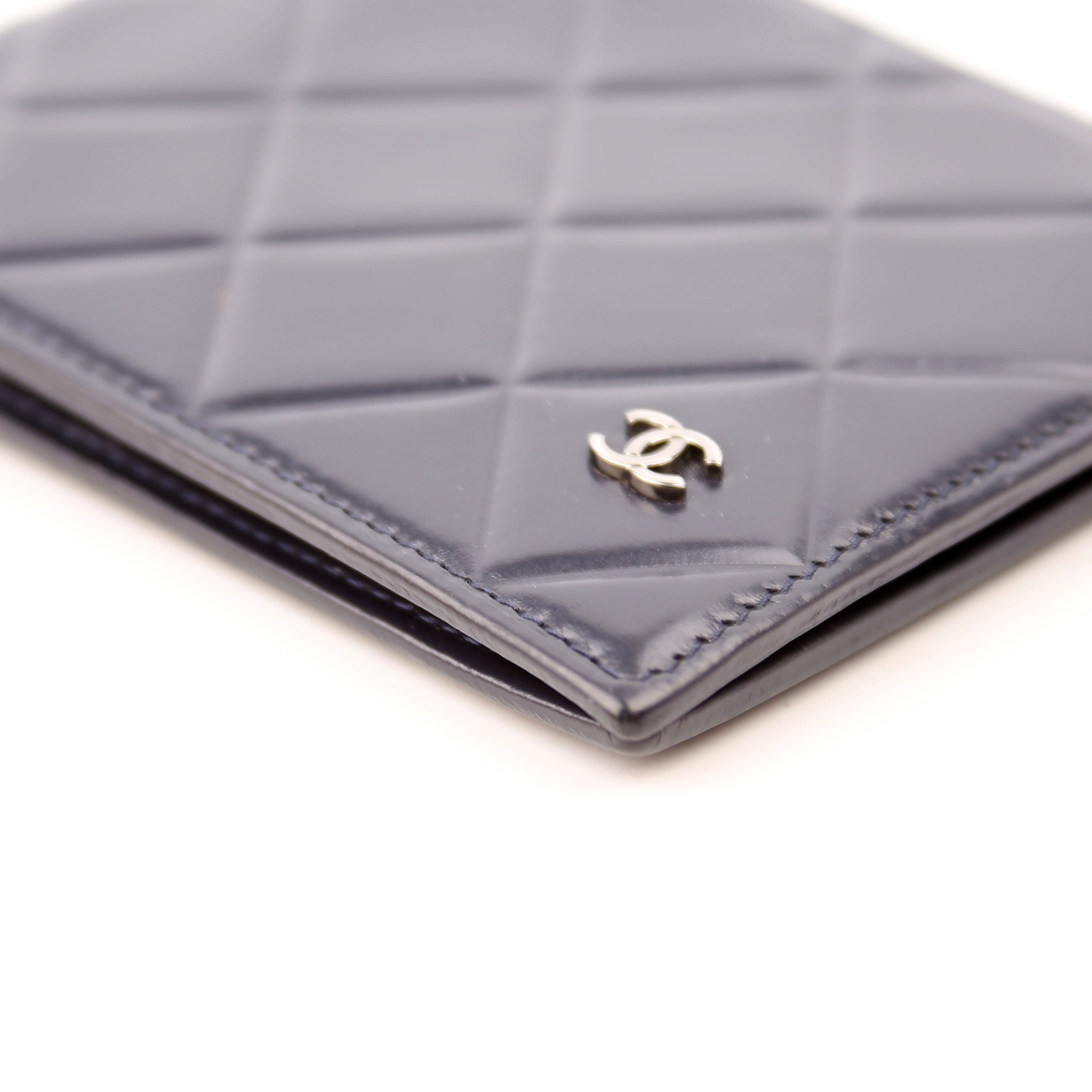 CC Mens Bifold Wallet Lambskin 30M Navy