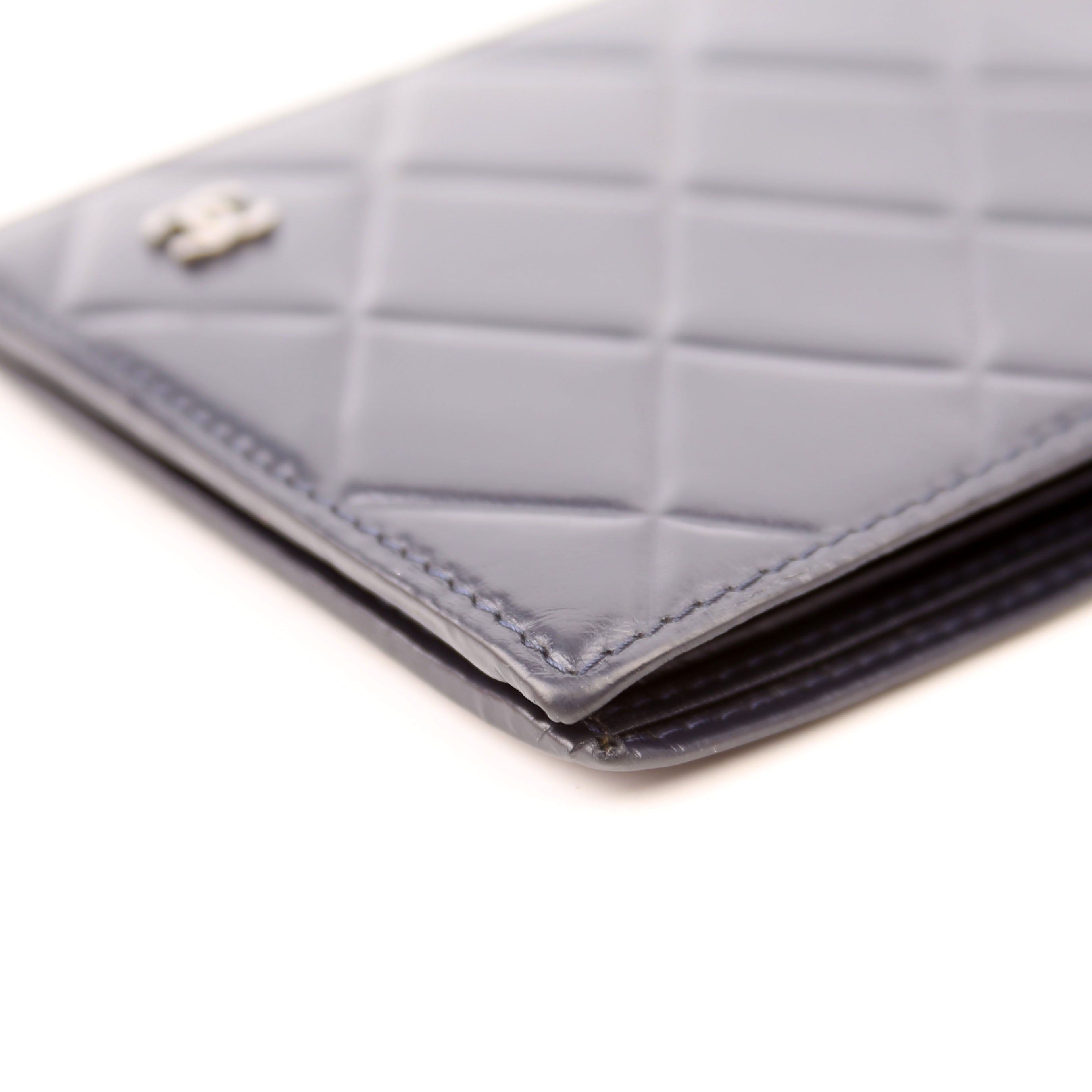CC Mens Bifold Wallet Lambskin 30M Navy