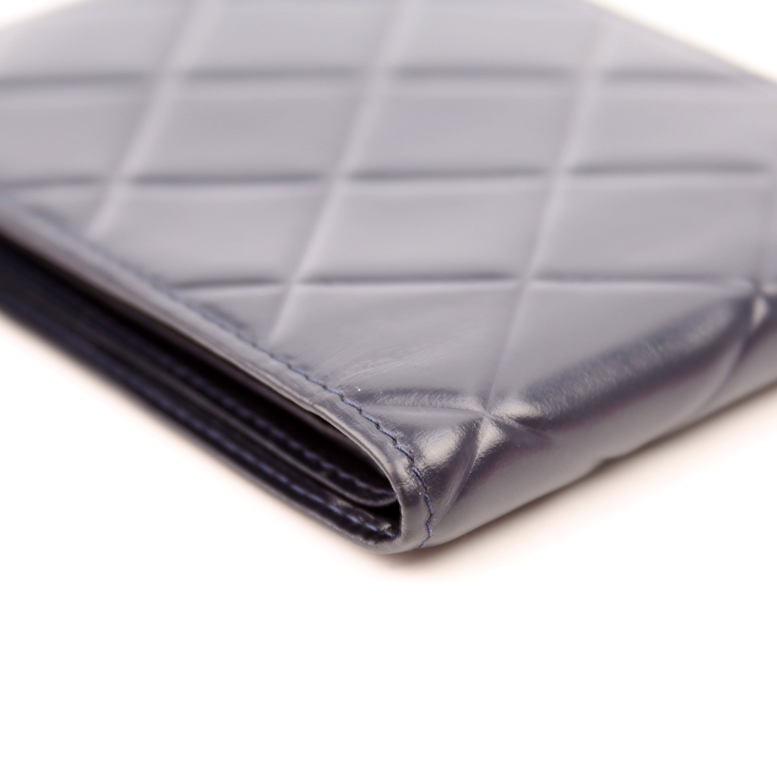 CC Mens Bifold Wallet Lambskin 30M Navy