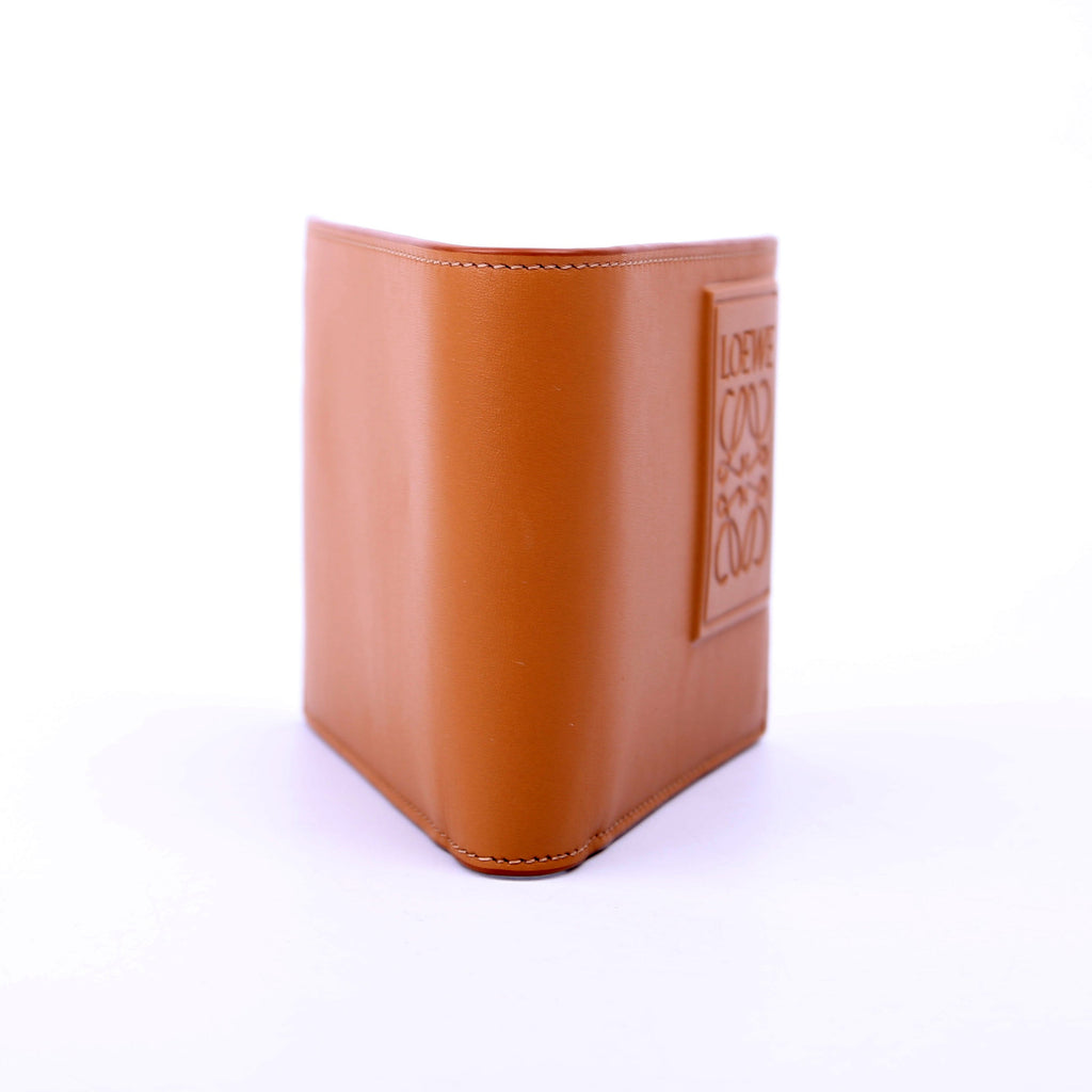 Anagram Bifold Wallet Calfskin Brown