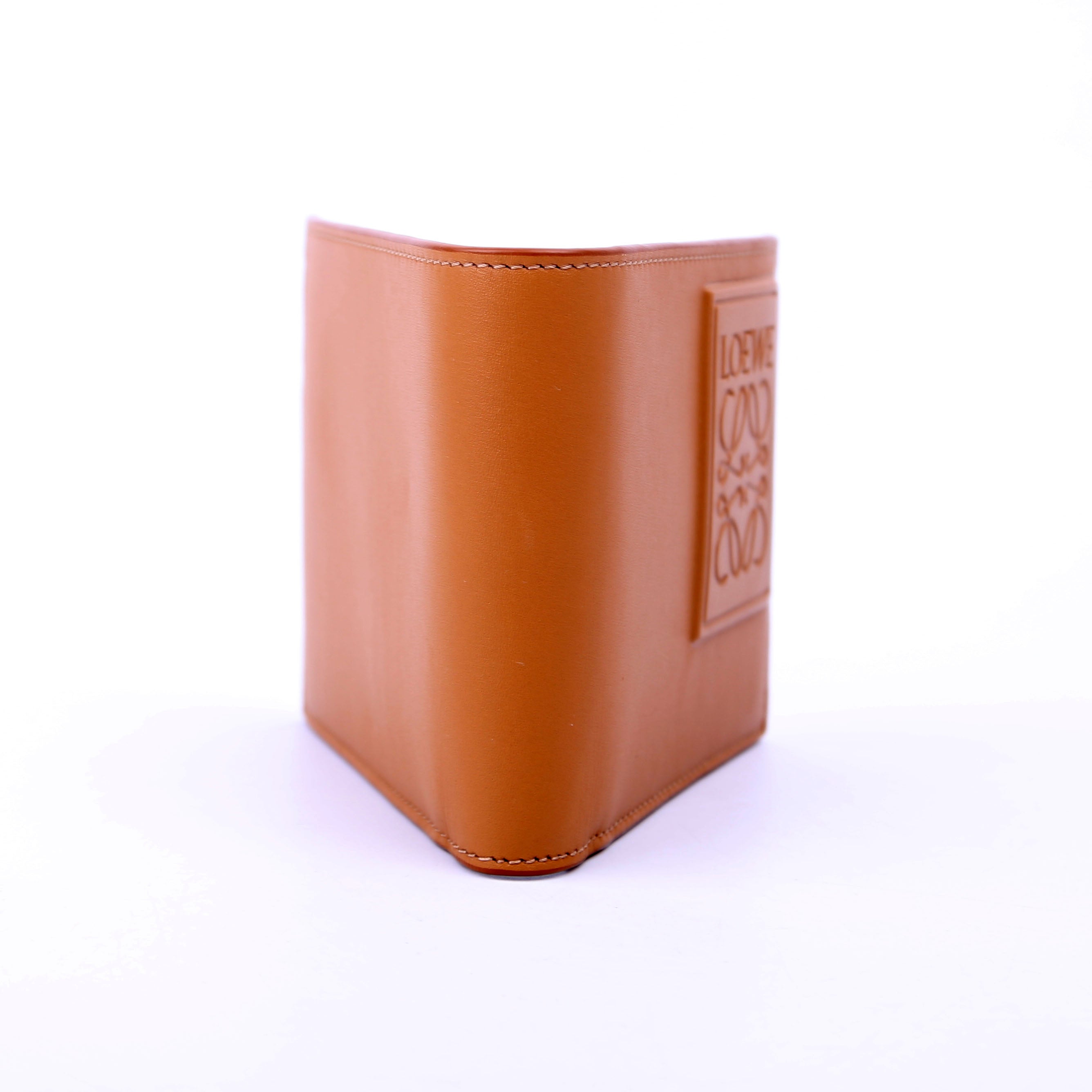 Anagram Bifold Wallet Calfskin Brown