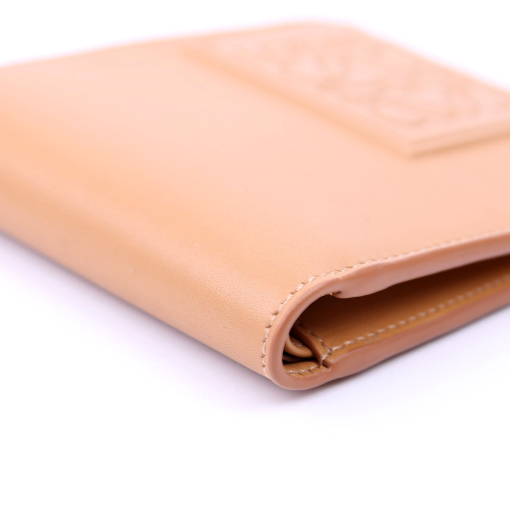 Anagram Bifold Wallet Calfskin Brown