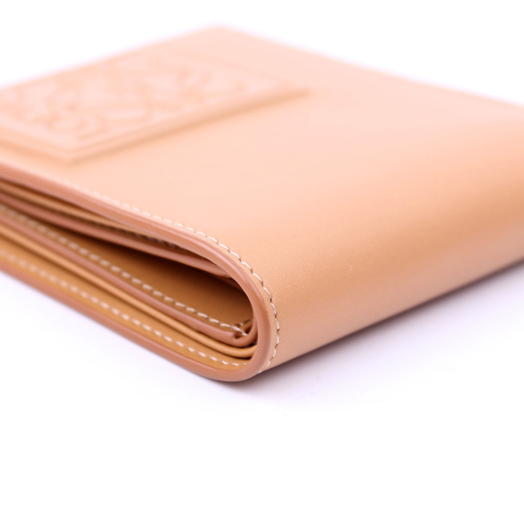Anagram Bifold Wallet Calfskin Brown
