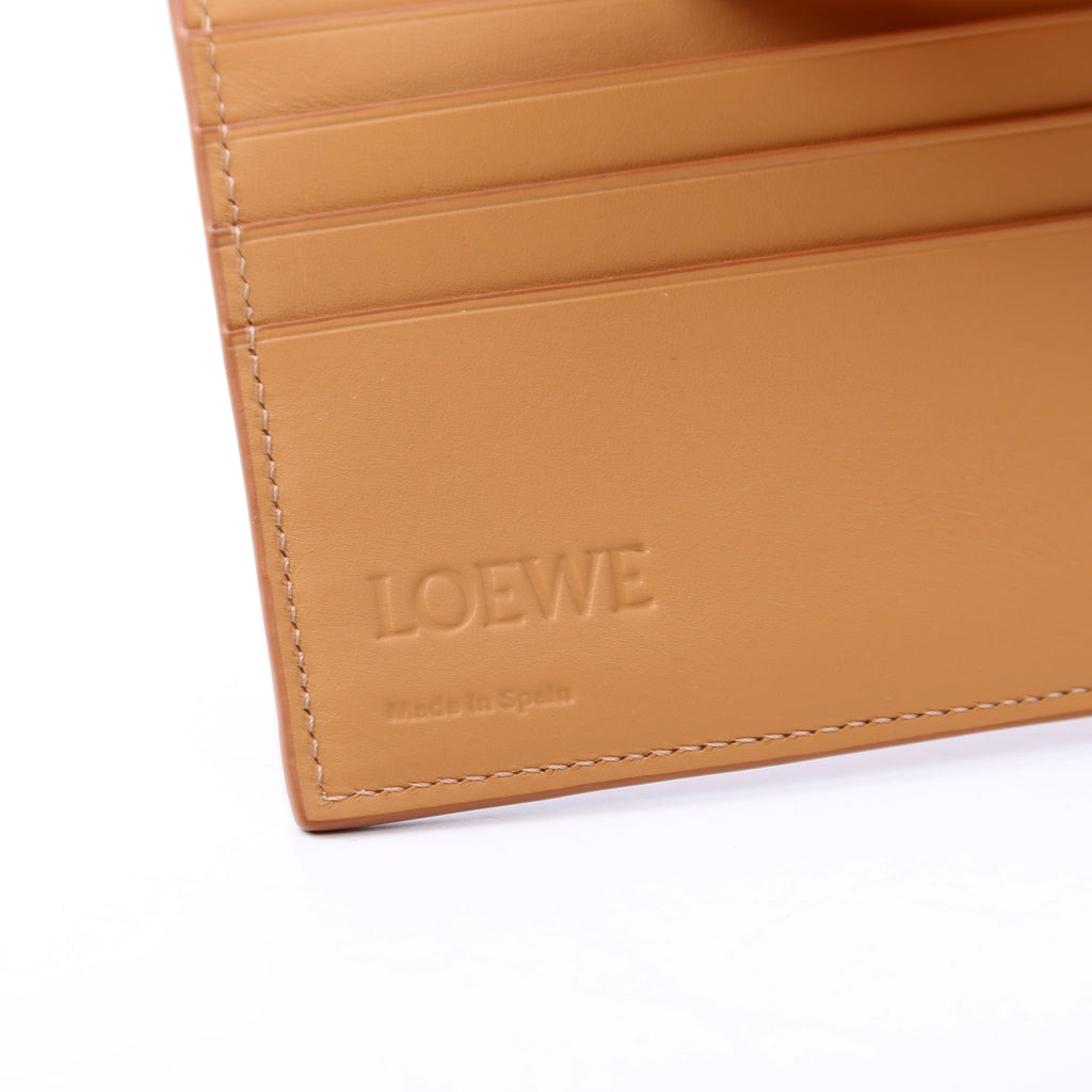 Anagram Bifold Wallet Calfskin Brown