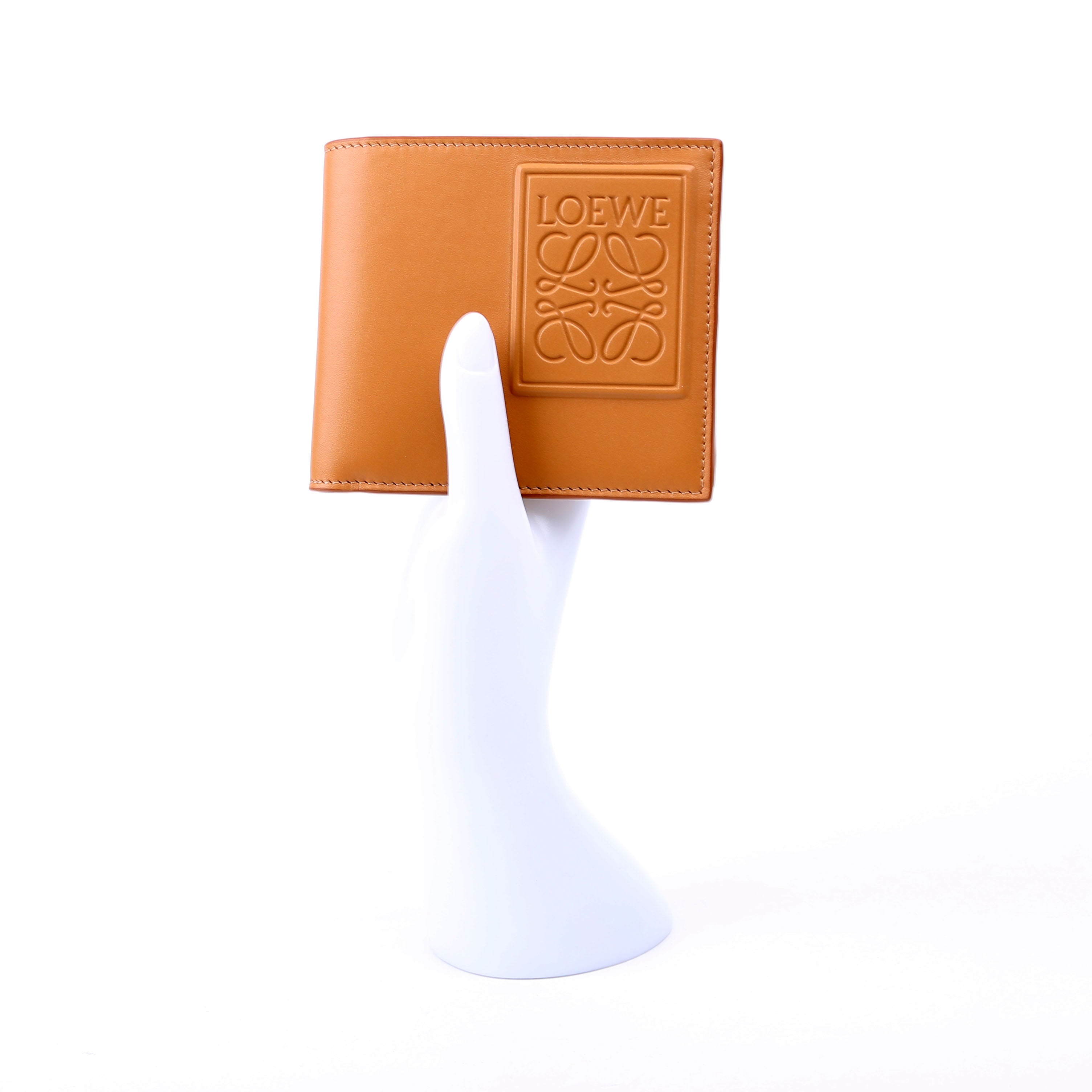 Anagram Bifold Wallet Calfskin Brown