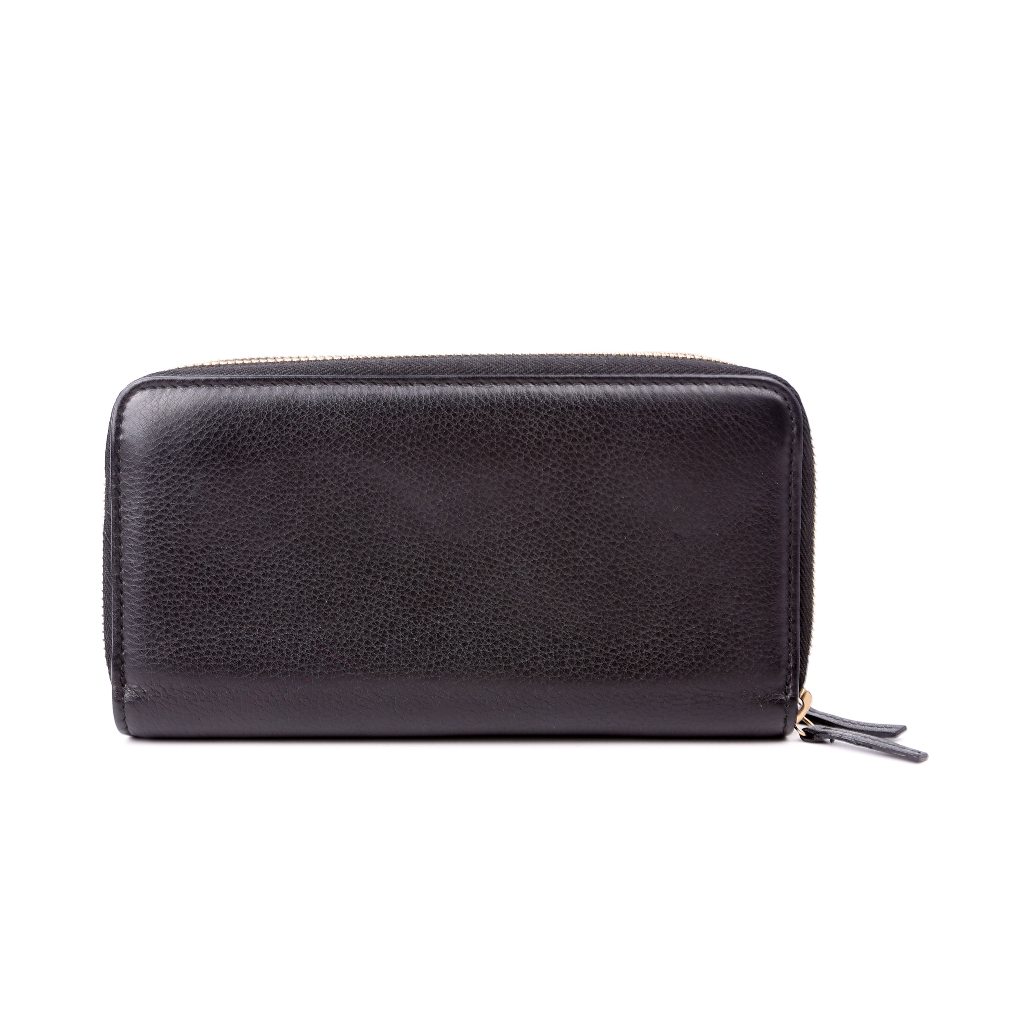 306016 Soho Double Zip Wallet Black