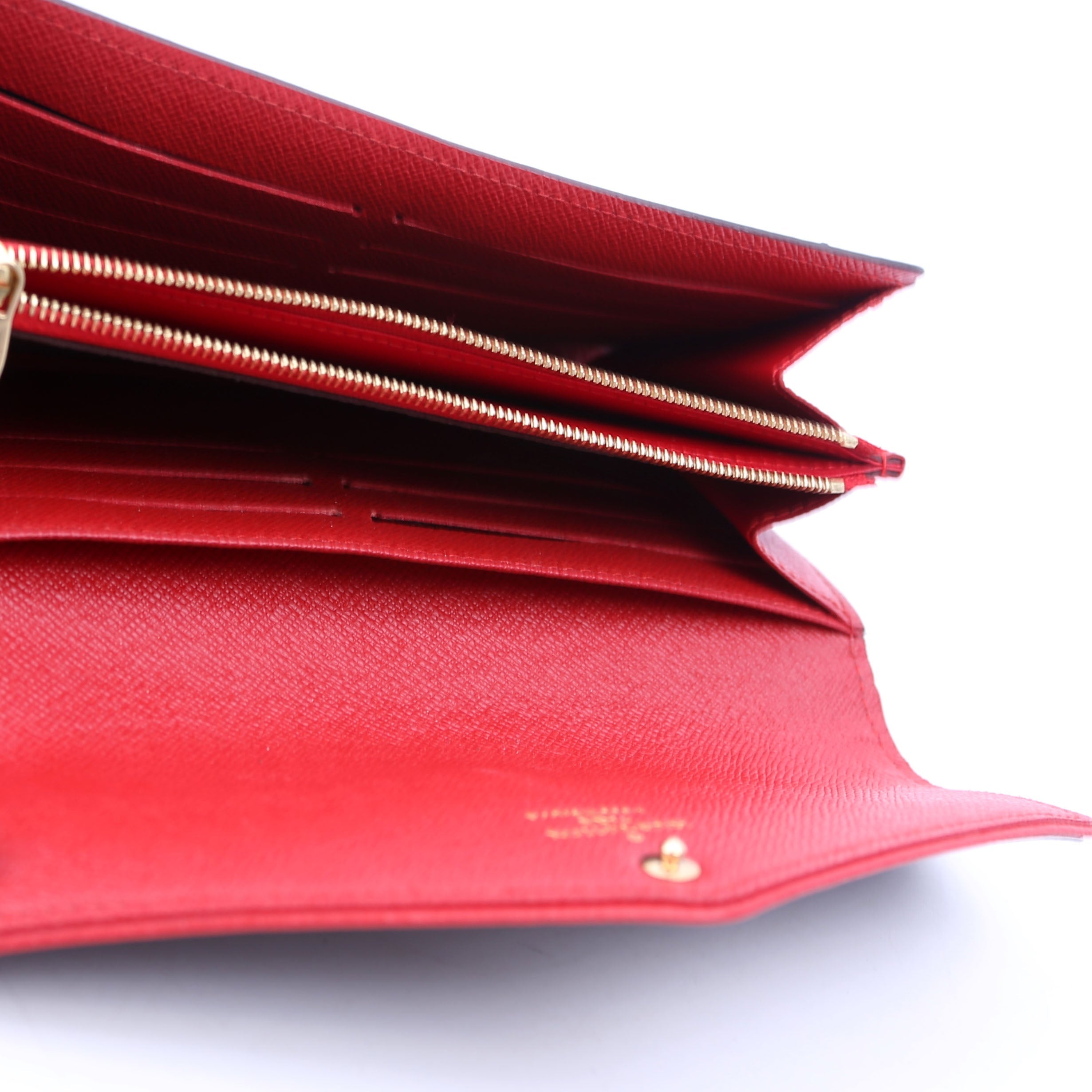 Sarah Wallet Retiro Monogram Red