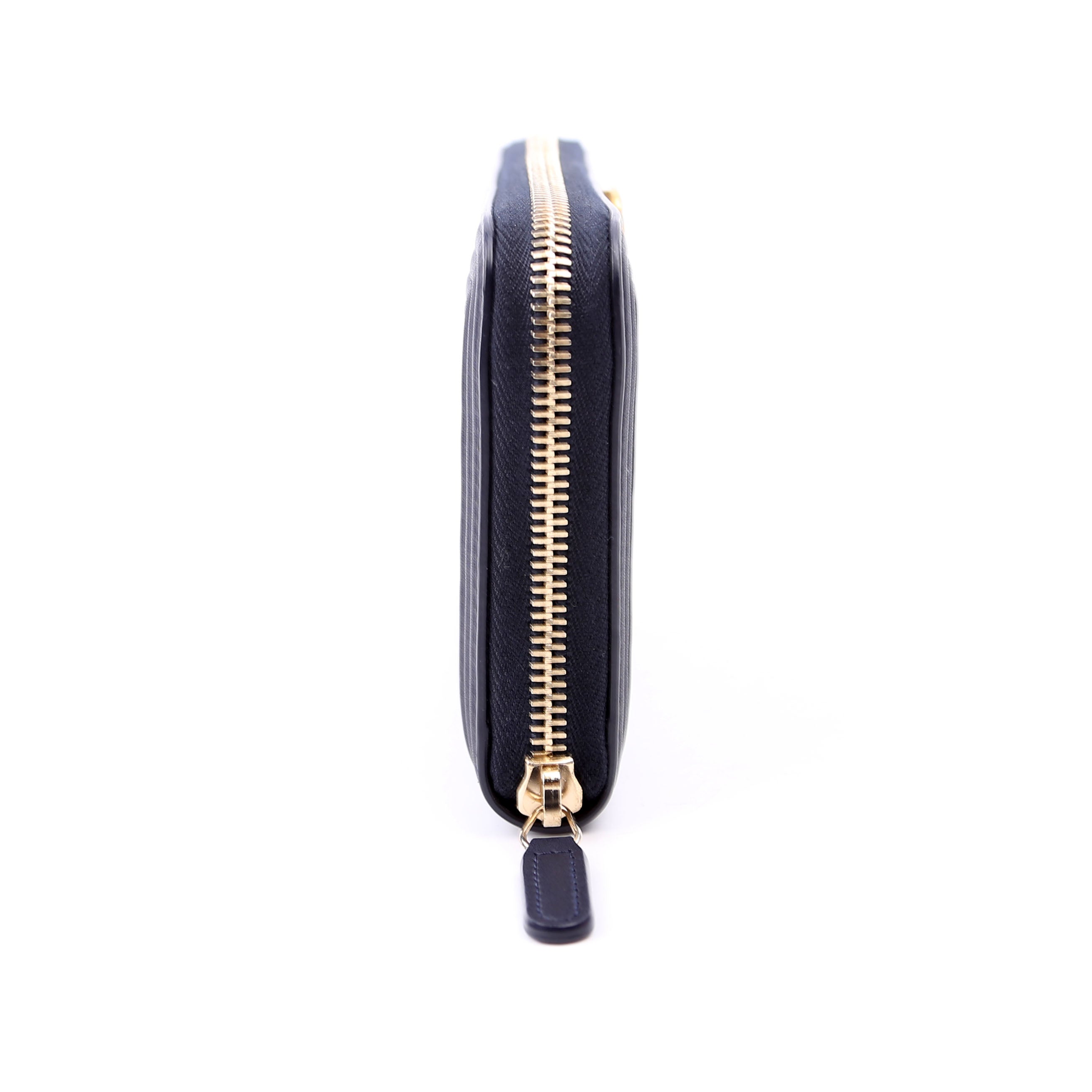 Boy Wallet Zip Around V-Stitch Long Navy