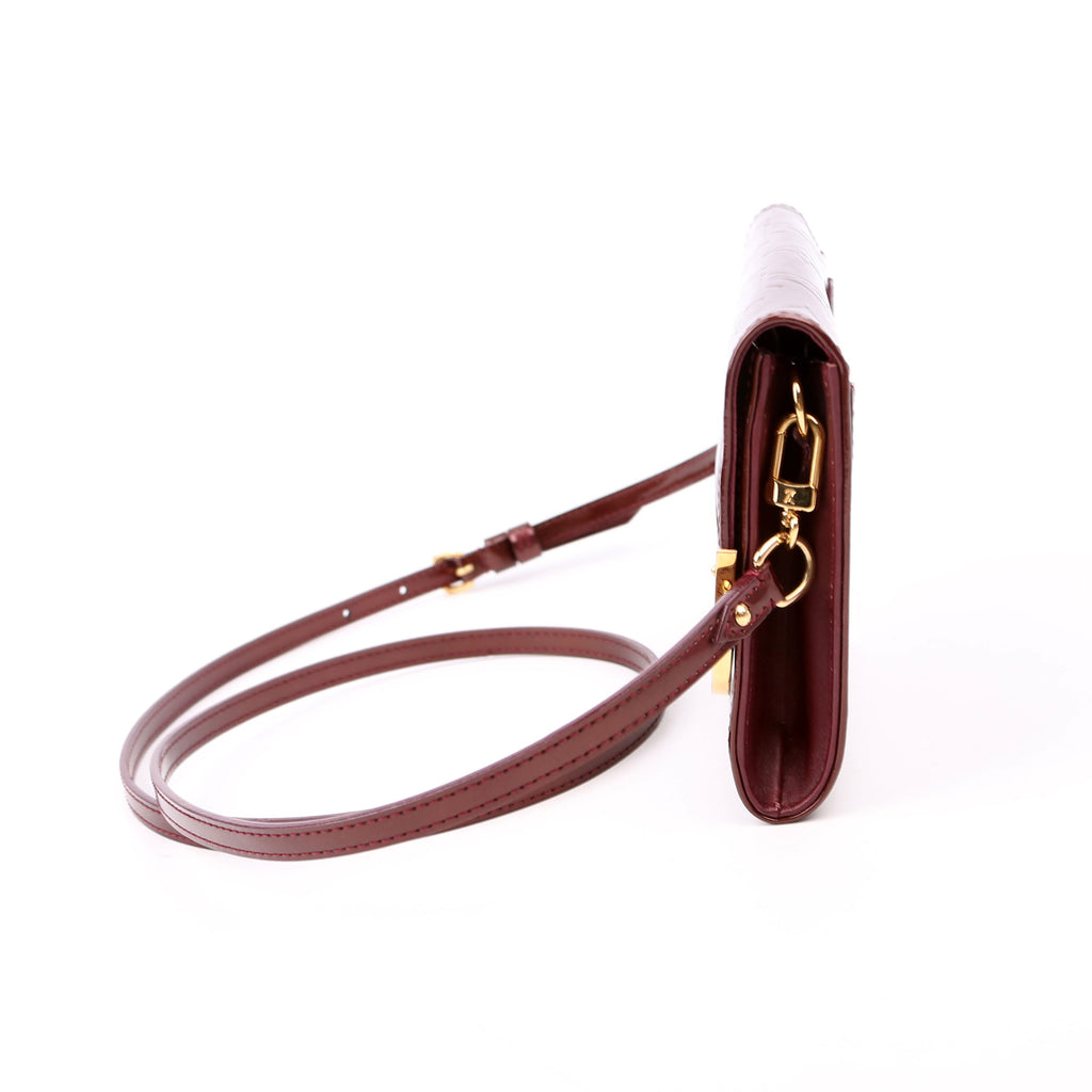 Rossmore Clutch PM Vernis Maroon