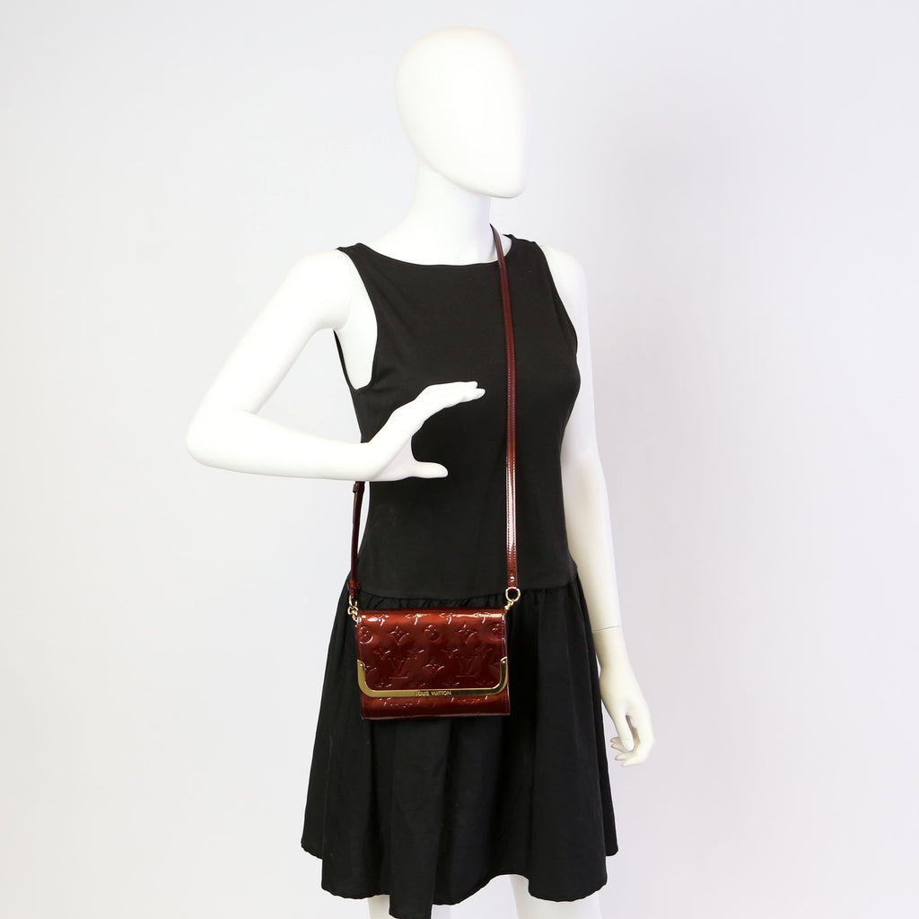 Rossmore Clutch PM Vernis Maroon