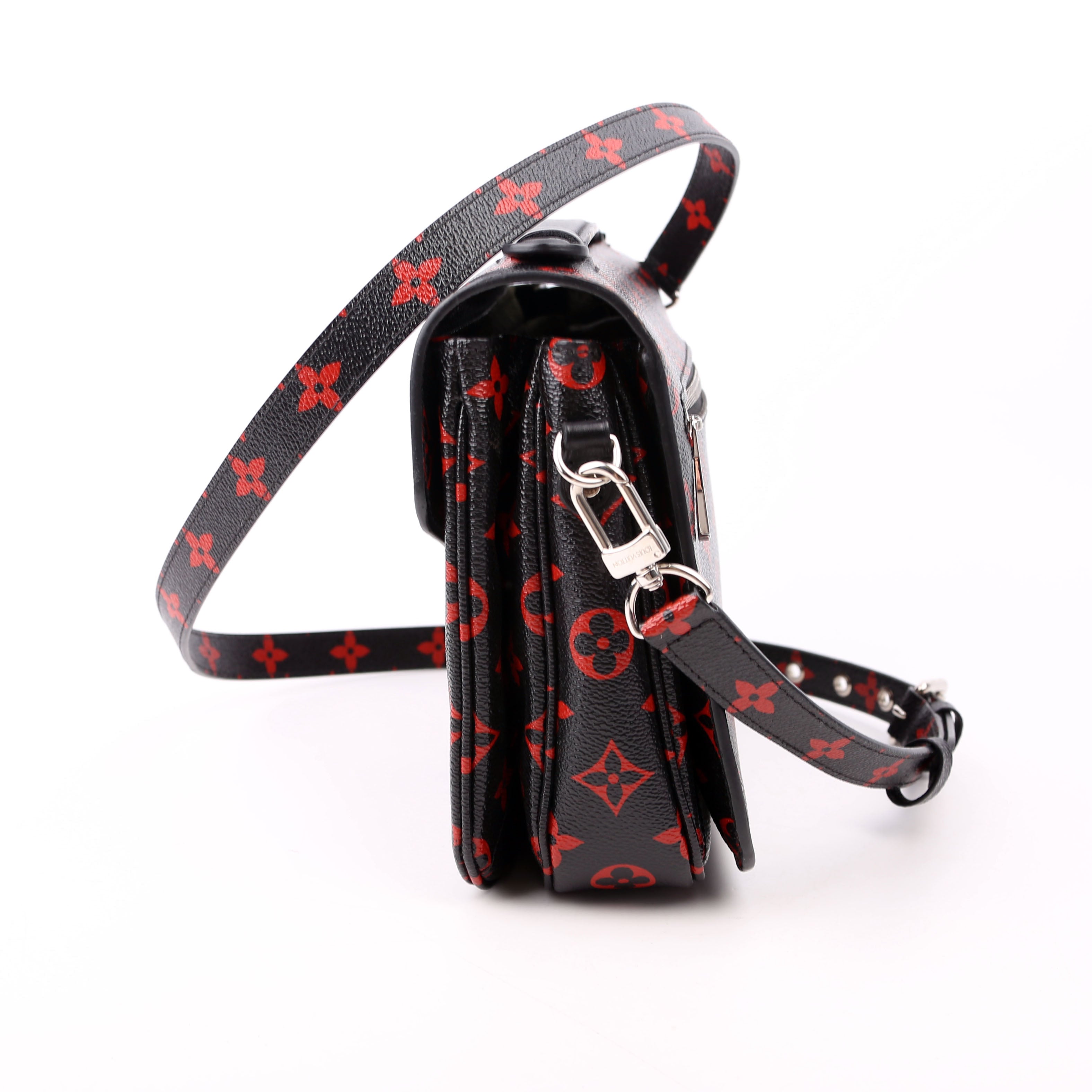 Pochette Metis Monogram Infrarouge Red/Black