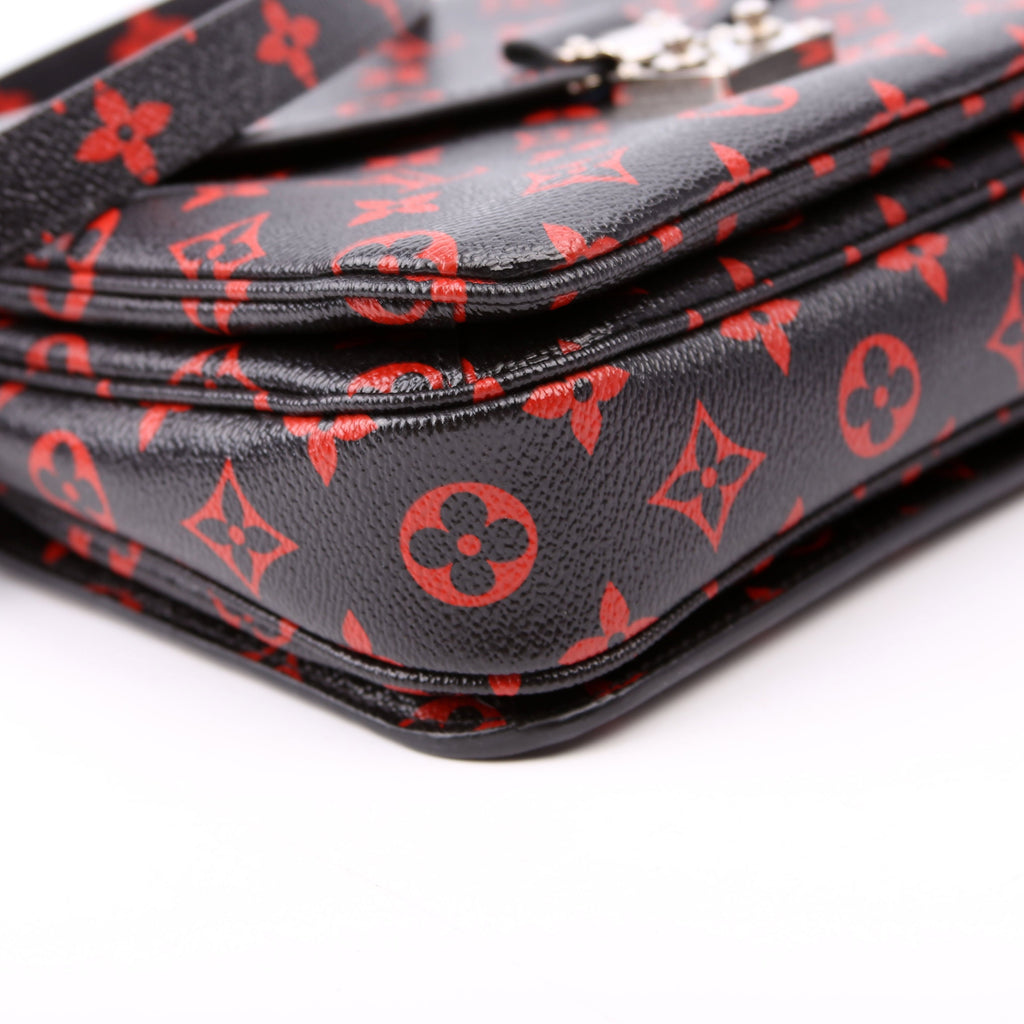 Pochette Metis Monogram Infrarouge Red/Black
