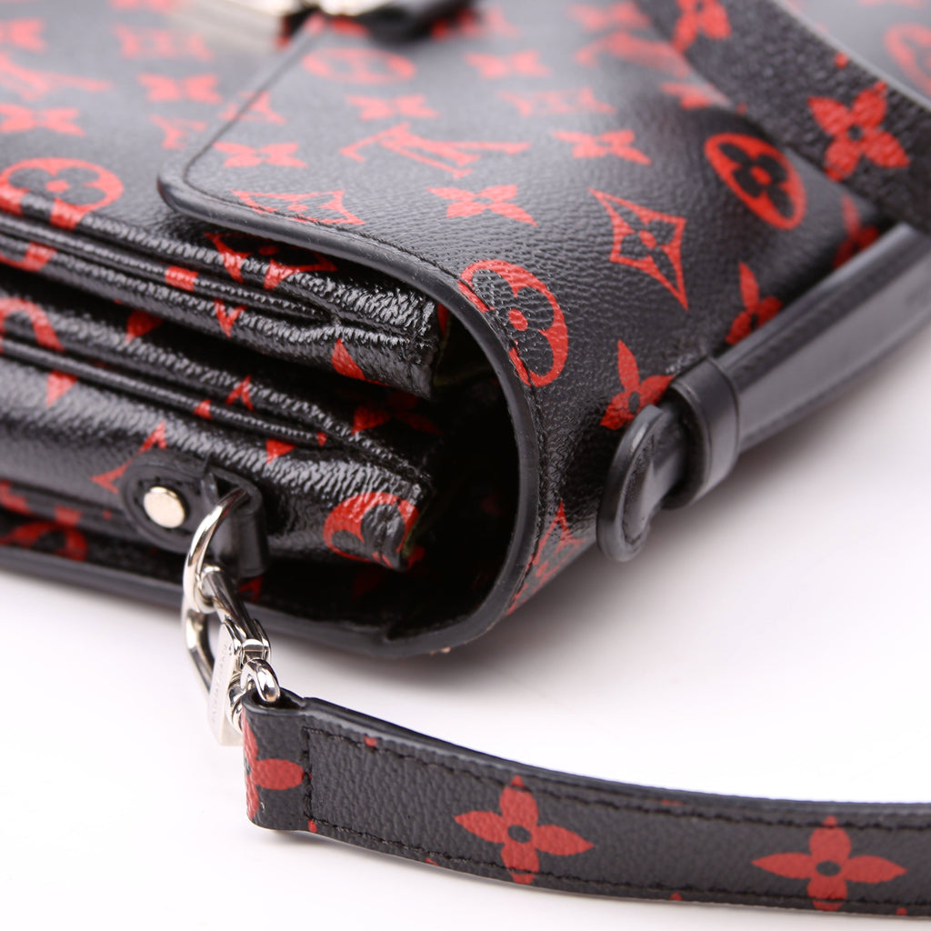 Pochette Metis Monogram Infrarouge Red/Black