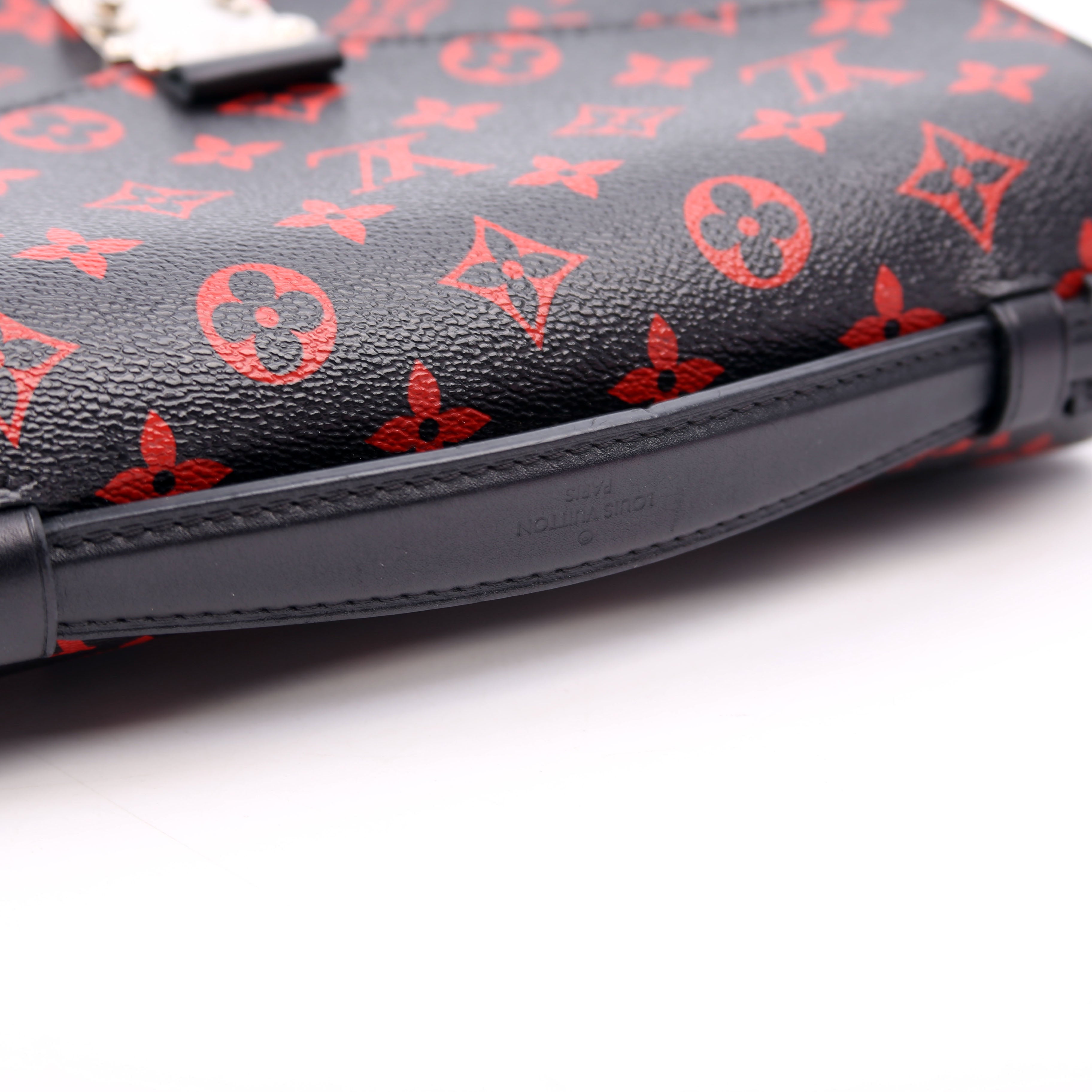 Pochette Metis Monogram Infrarouge Red/Black