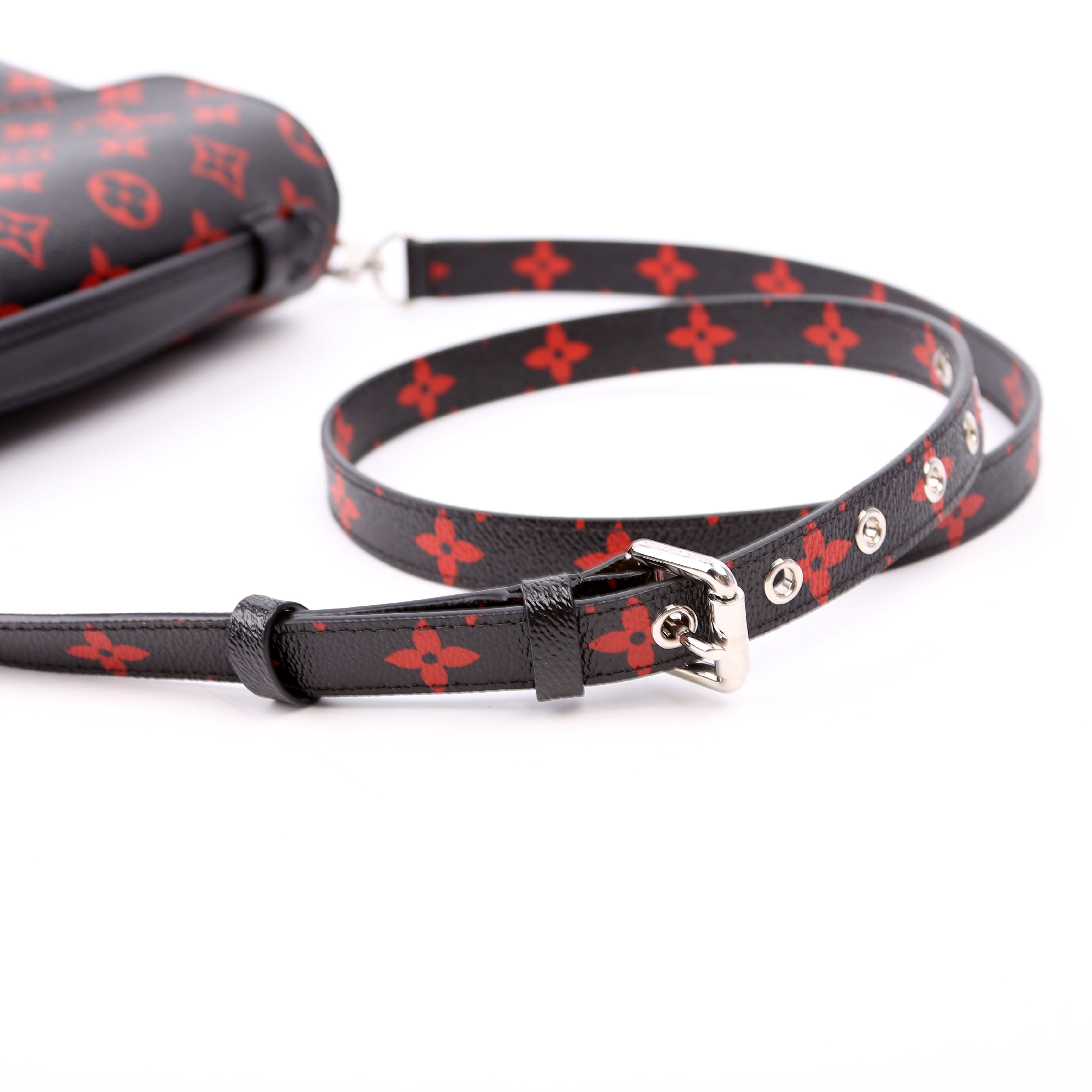 Pochette Metis Monogram Infrarouge Red/Black