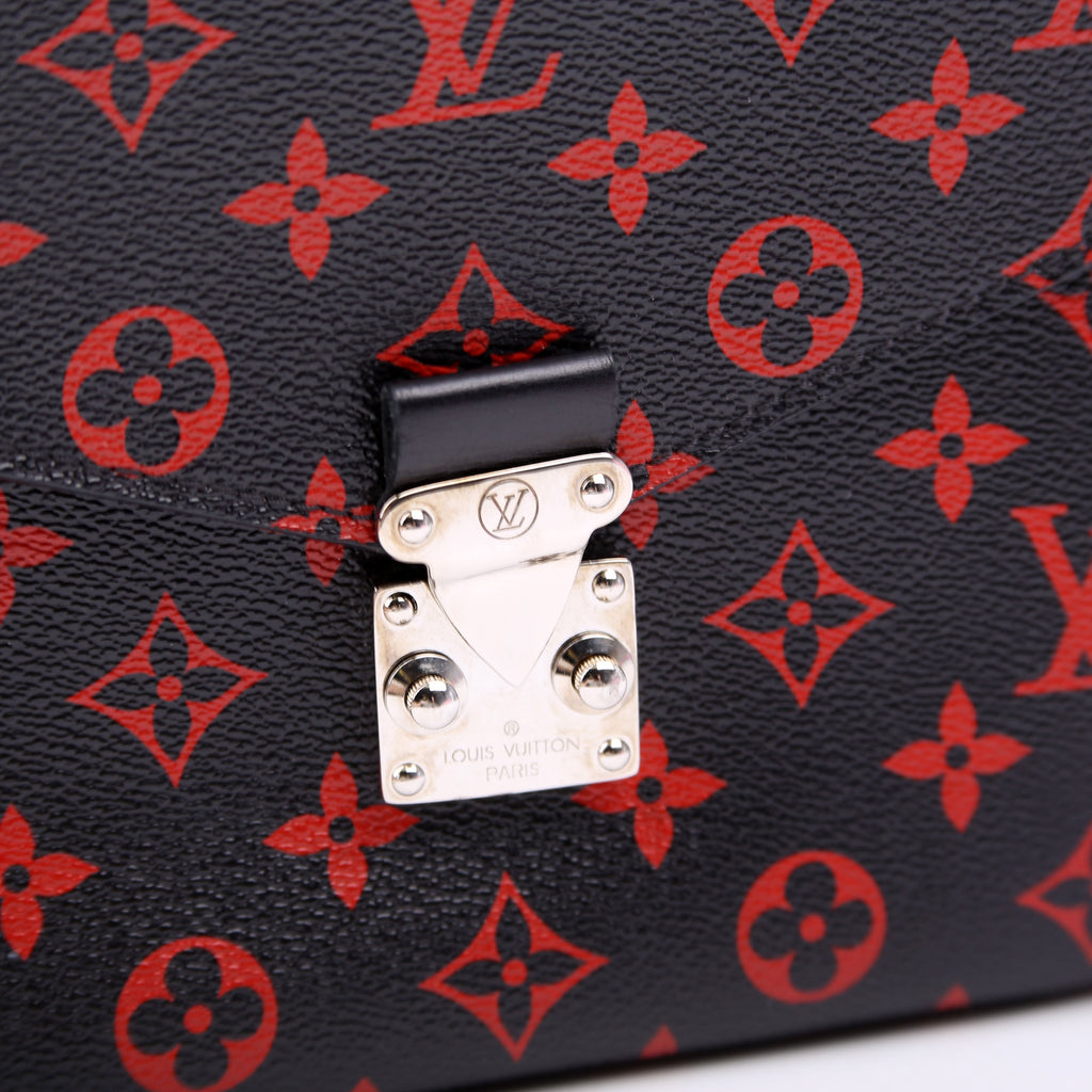 Pochette Metis Monogram Infrarouge Red/Black
