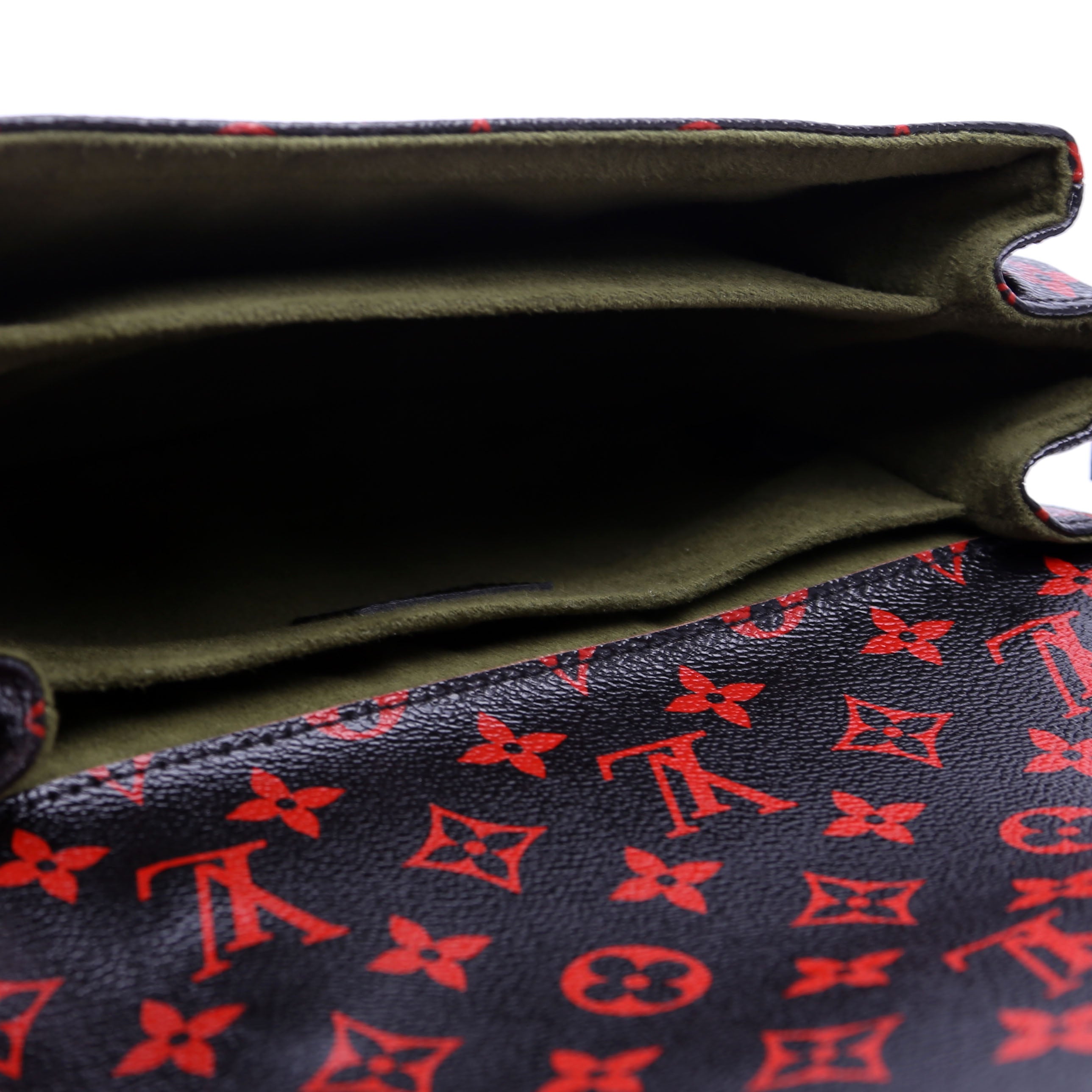 Pochette Metis Monogram Infrarouge Red/Black