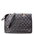 Grand Shopping Tote Caviar Black