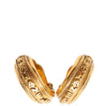 Vintage Clip-On Hoop Earrings Gold