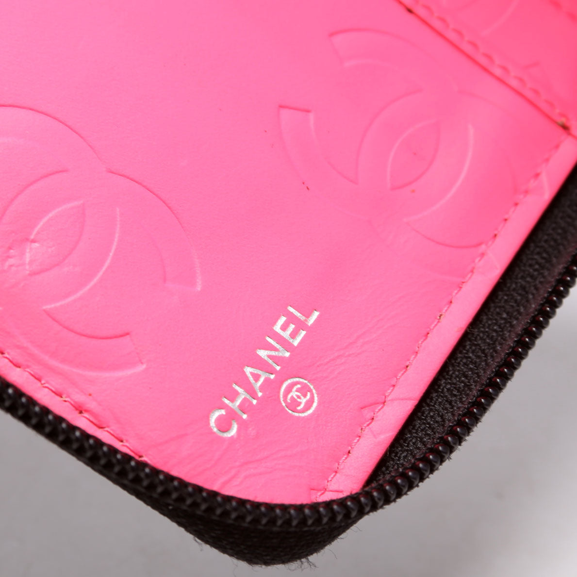 Cambon Ligne Zip Around Organizer Wallet Black