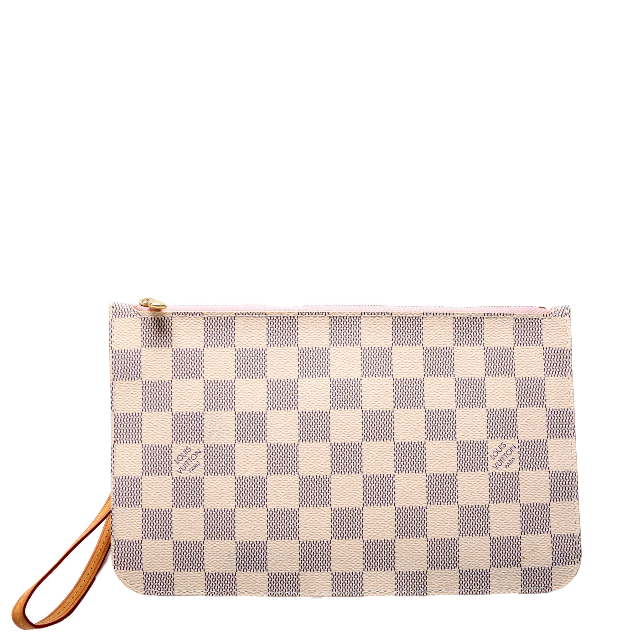 Pochette Only Damier Azur Neverfull Pink