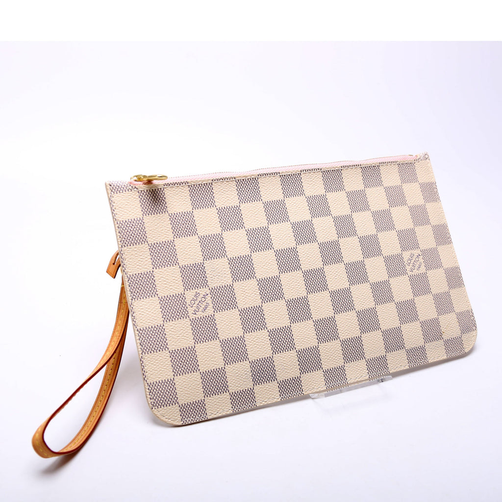 Pochette Only Damier Azur Neverfull Pink