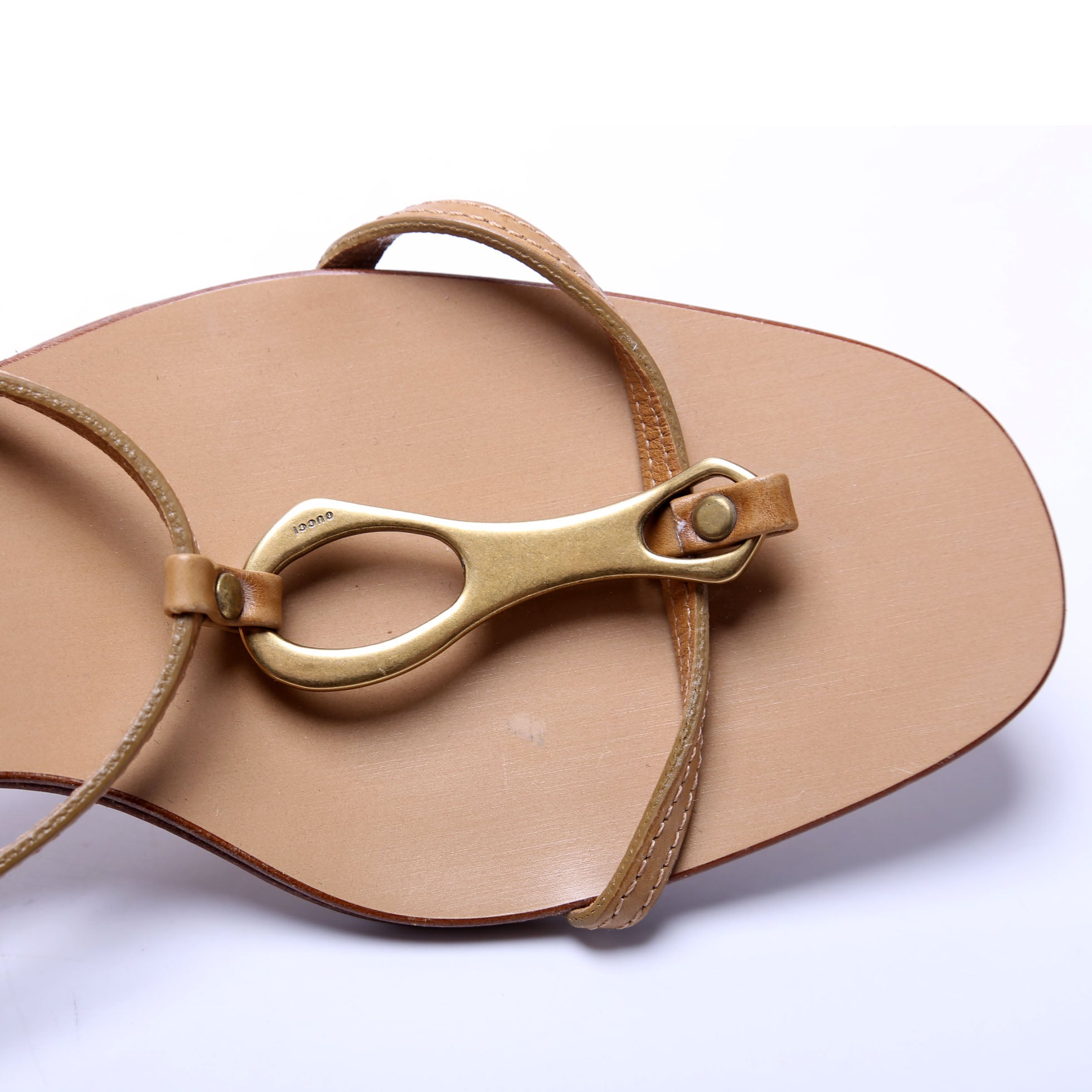T Strap Kitten Heels Size 39 Brown