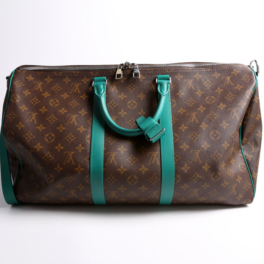 Keepall 50 Monogram Bandouliere G73 Teal