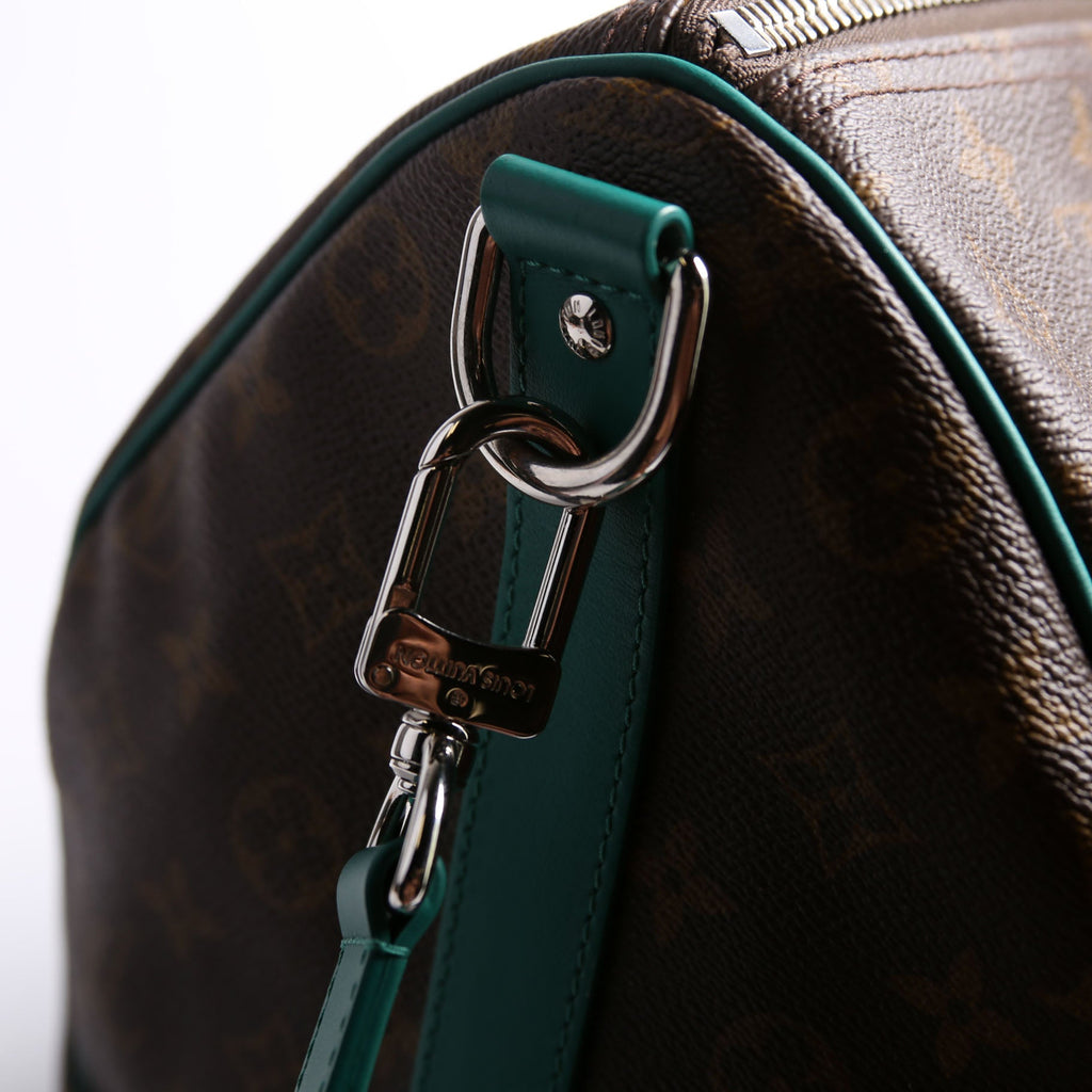 Keepall 50 Monogram Bandouliere G73 Teal