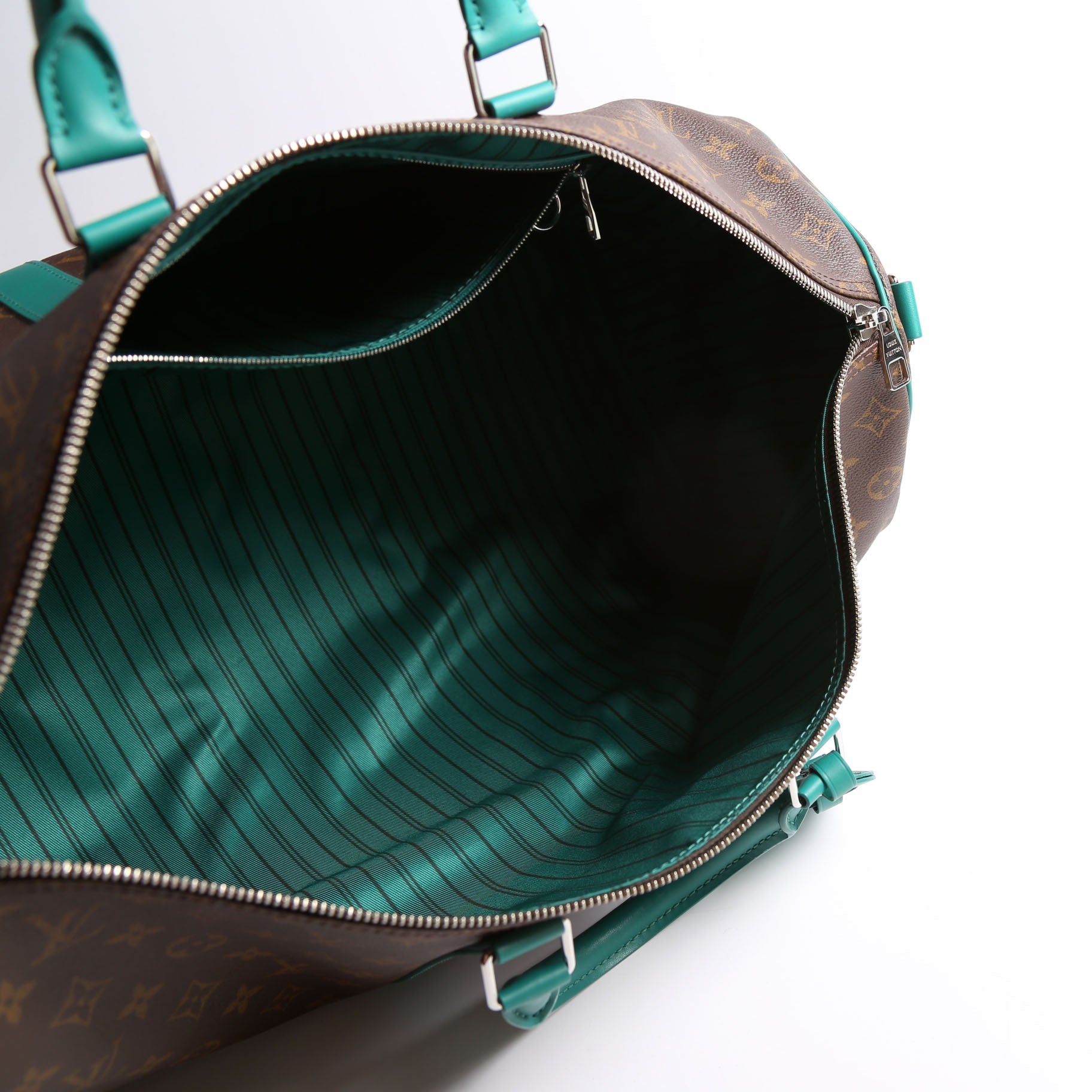 Keepall 50 Monogram Bandouliere G73 Teal