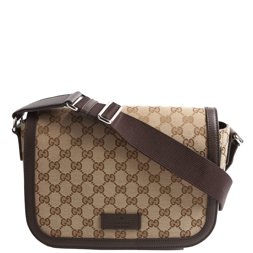 449172 GG Canvas Messenger Brown