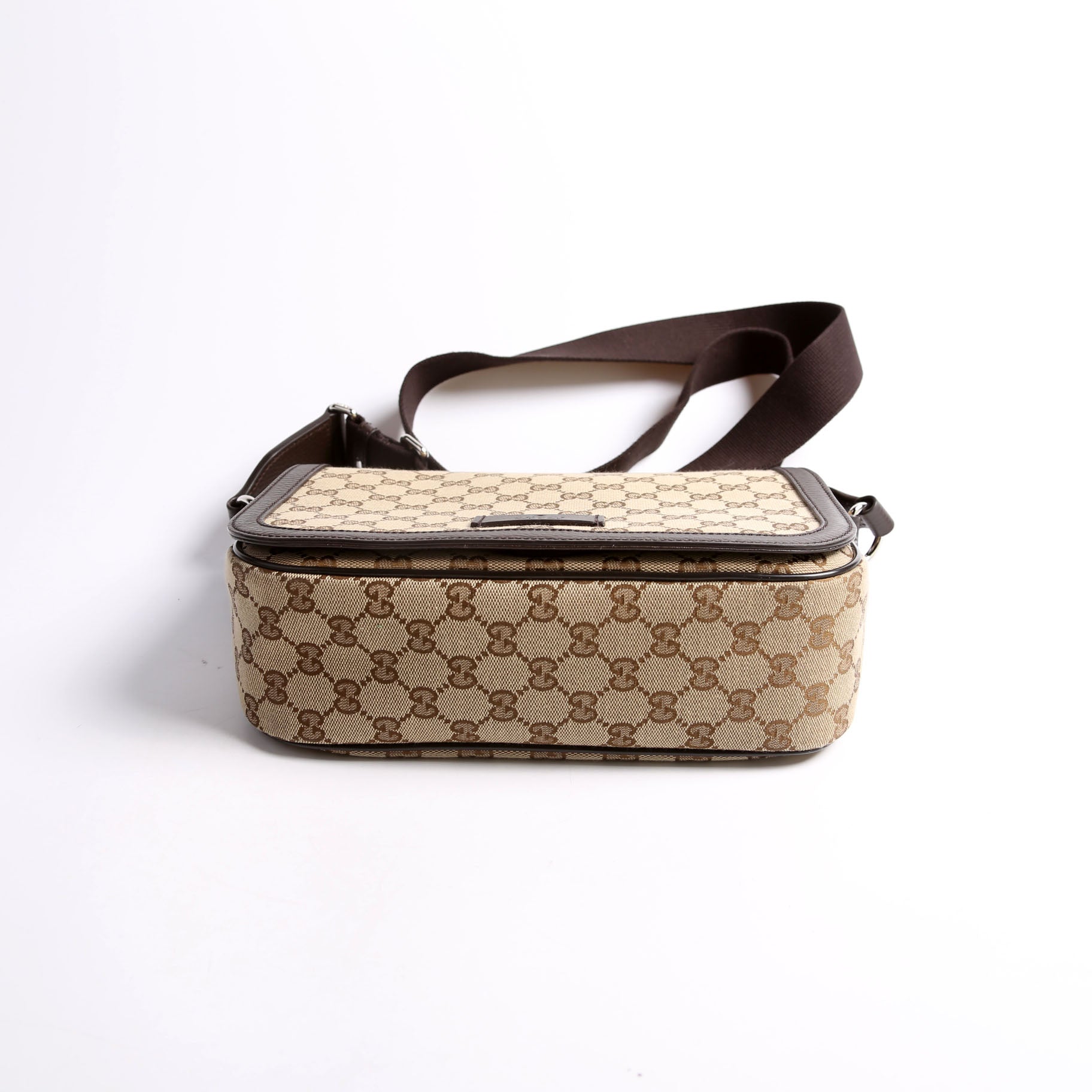 449172 GG Canvas Messenger Brown
