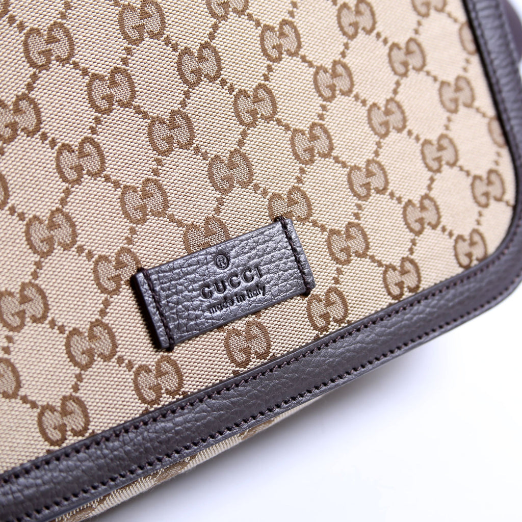 449172 GG Canvas Messenger Brown