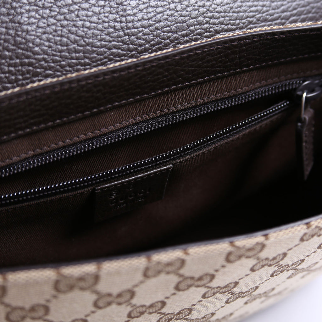449172 GG Canvas Messenger Brown