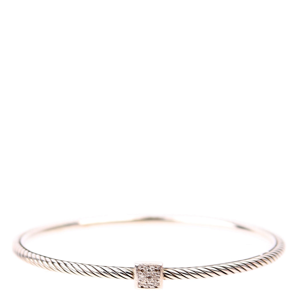 Confetti Bangle 925/Pave Bracelet Silver