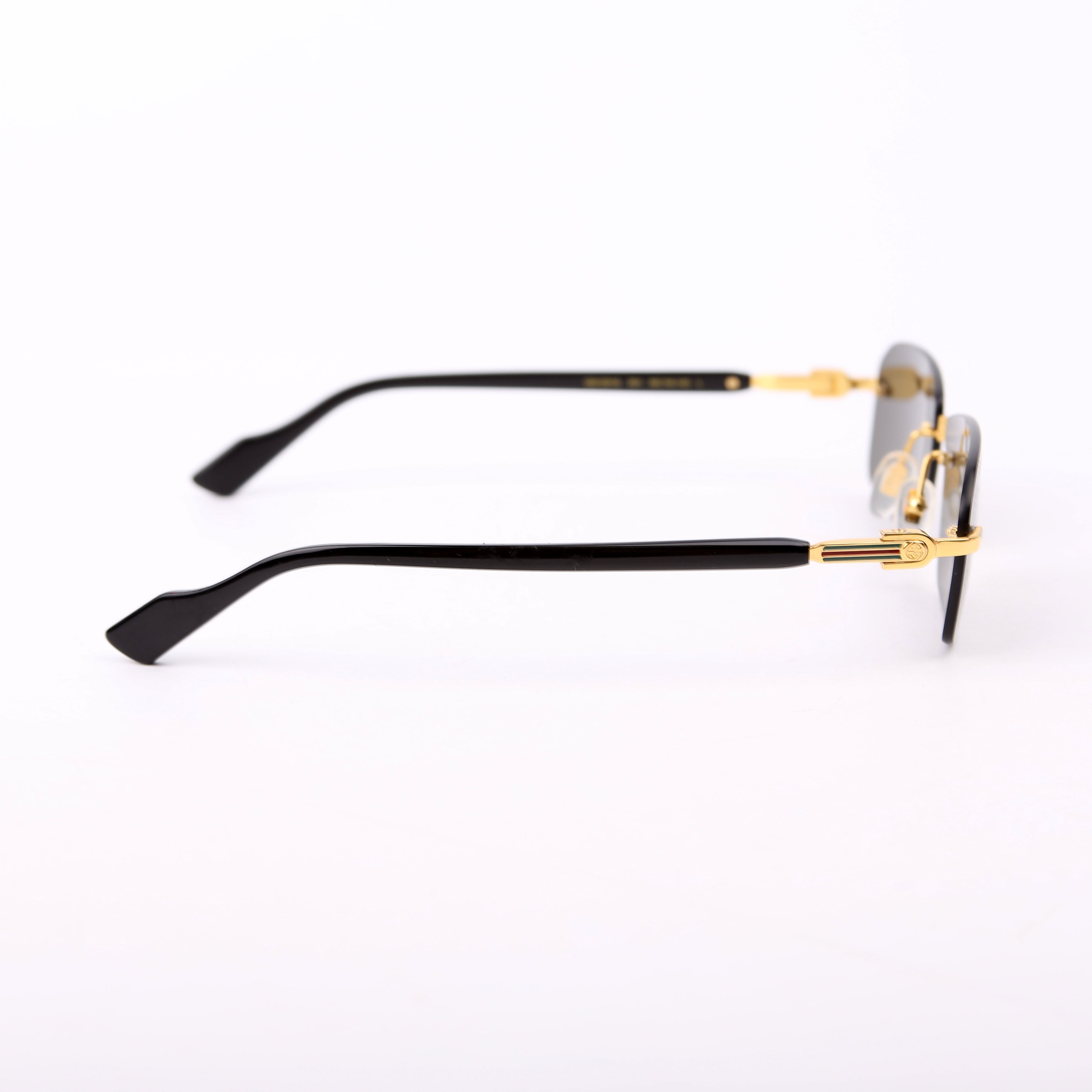 GG1221S Rectangle Frame Sunglasses Black