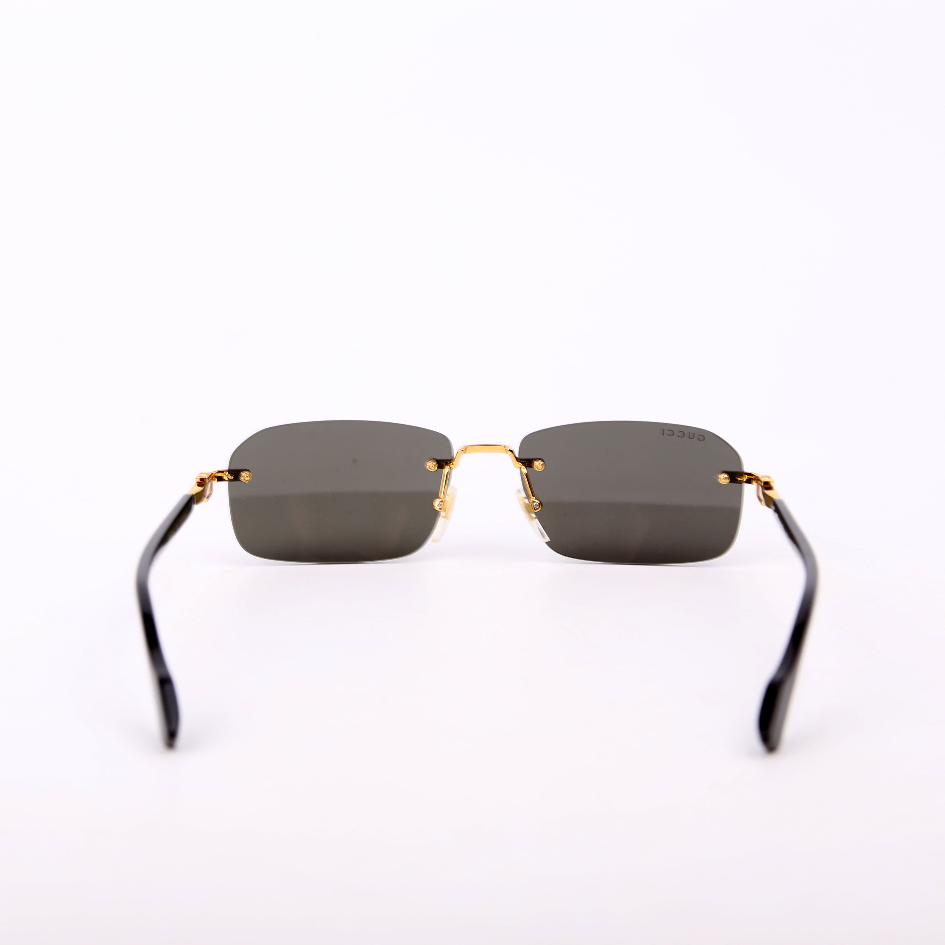 GG1221S Rectangle Frame Sunglasses Black