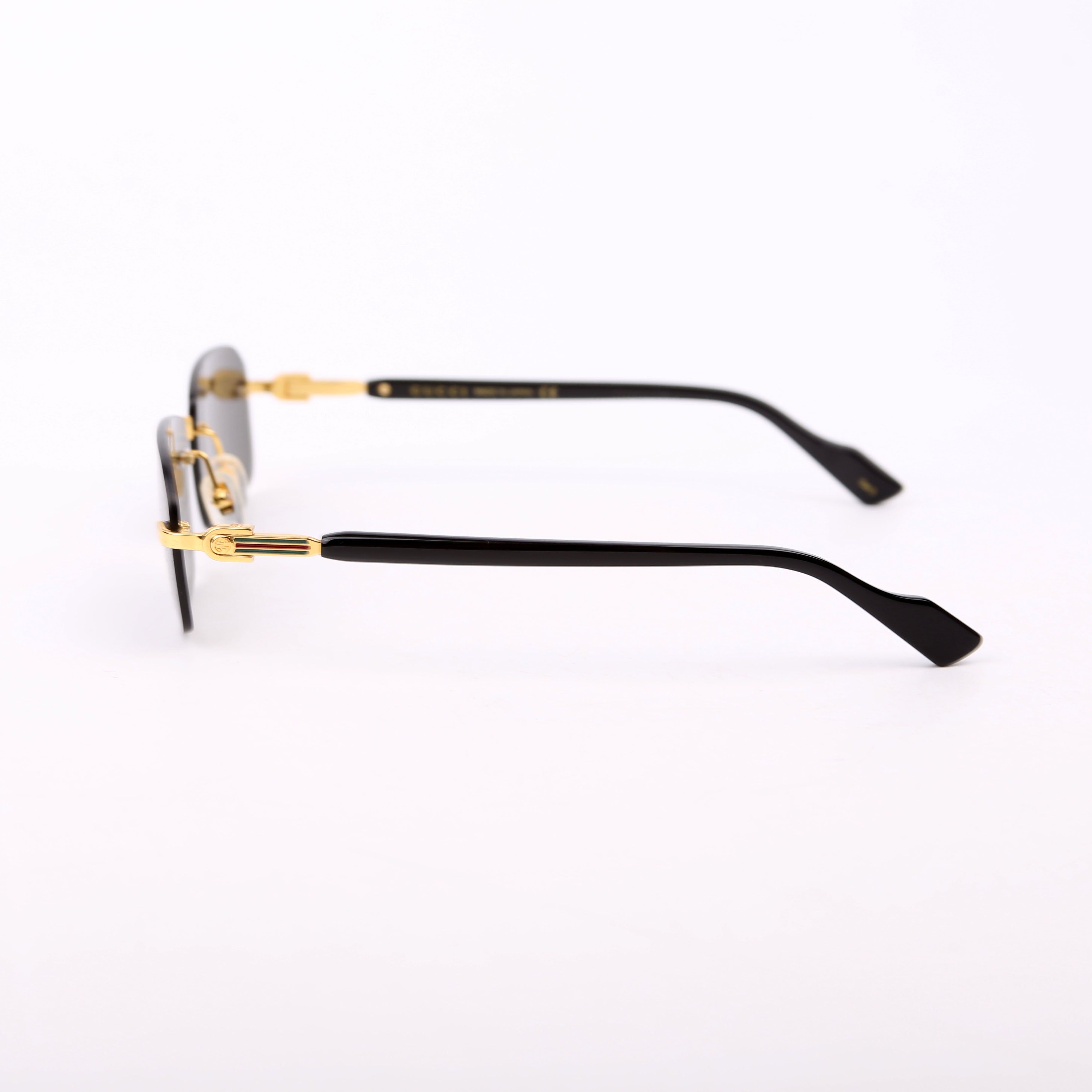 GG1221S Rectangle Frame Sunglasses Black