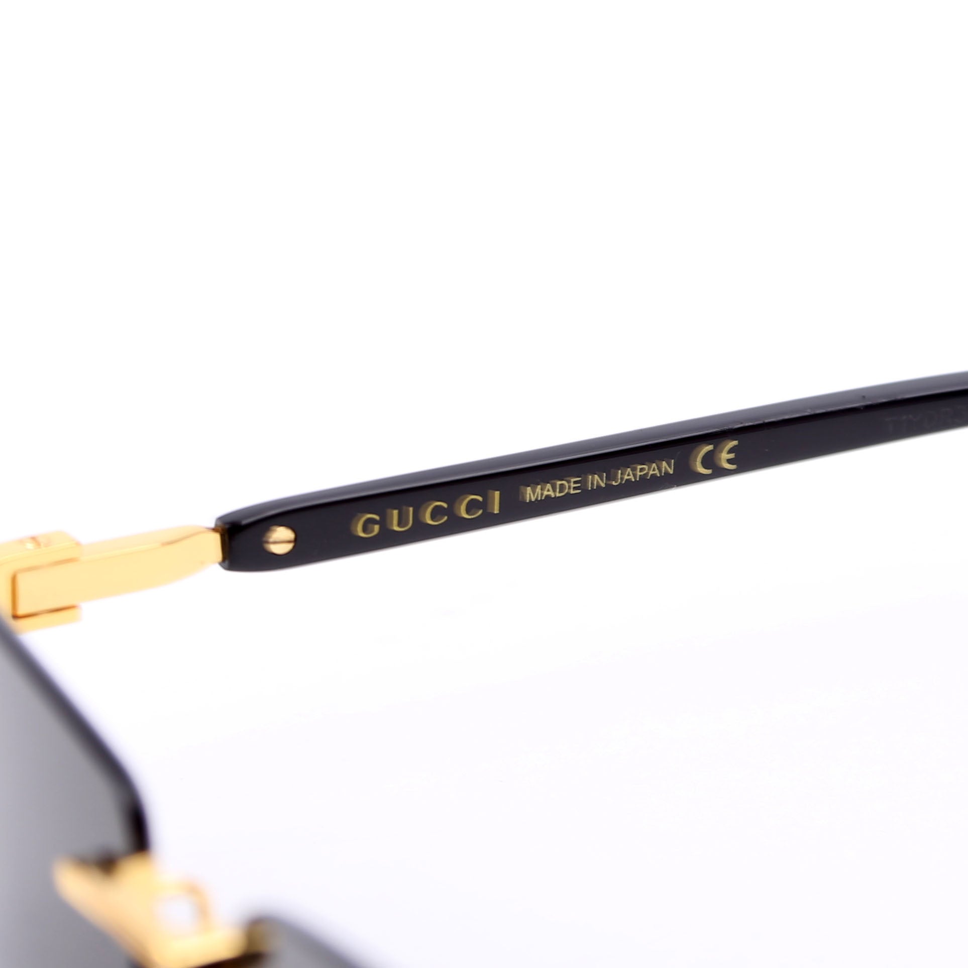 GG1221S Rectangle Frame Sunglasses Black