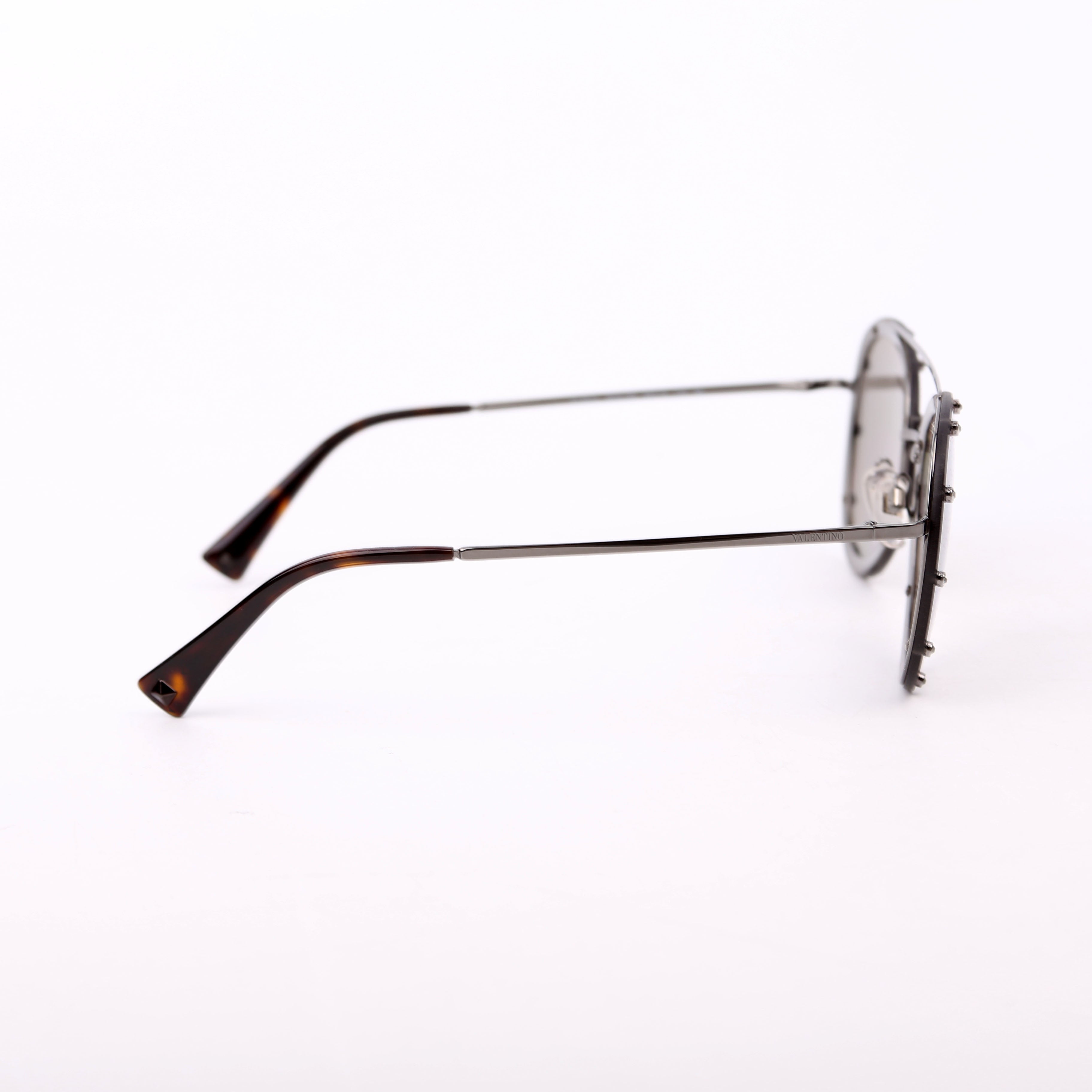 VA2013 Studded Aviator Sunglasses Black
