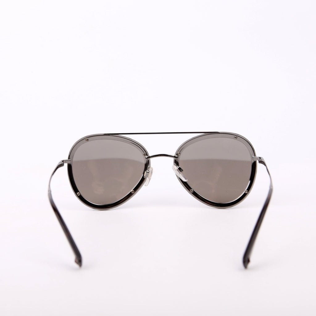 VA2013 Studded Aviator Sunglasses Black