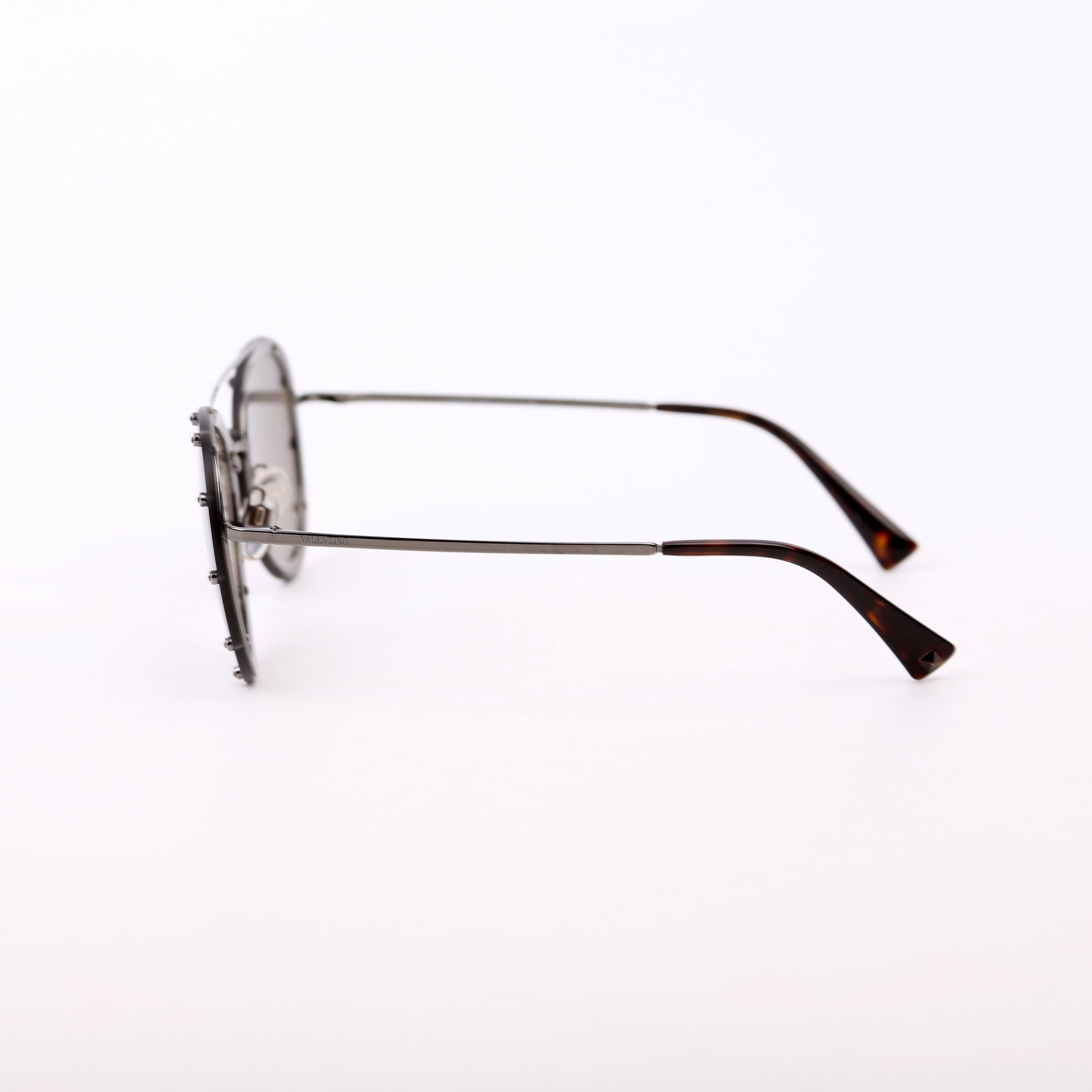VA2013 Studded Aviator Sunglasses Black