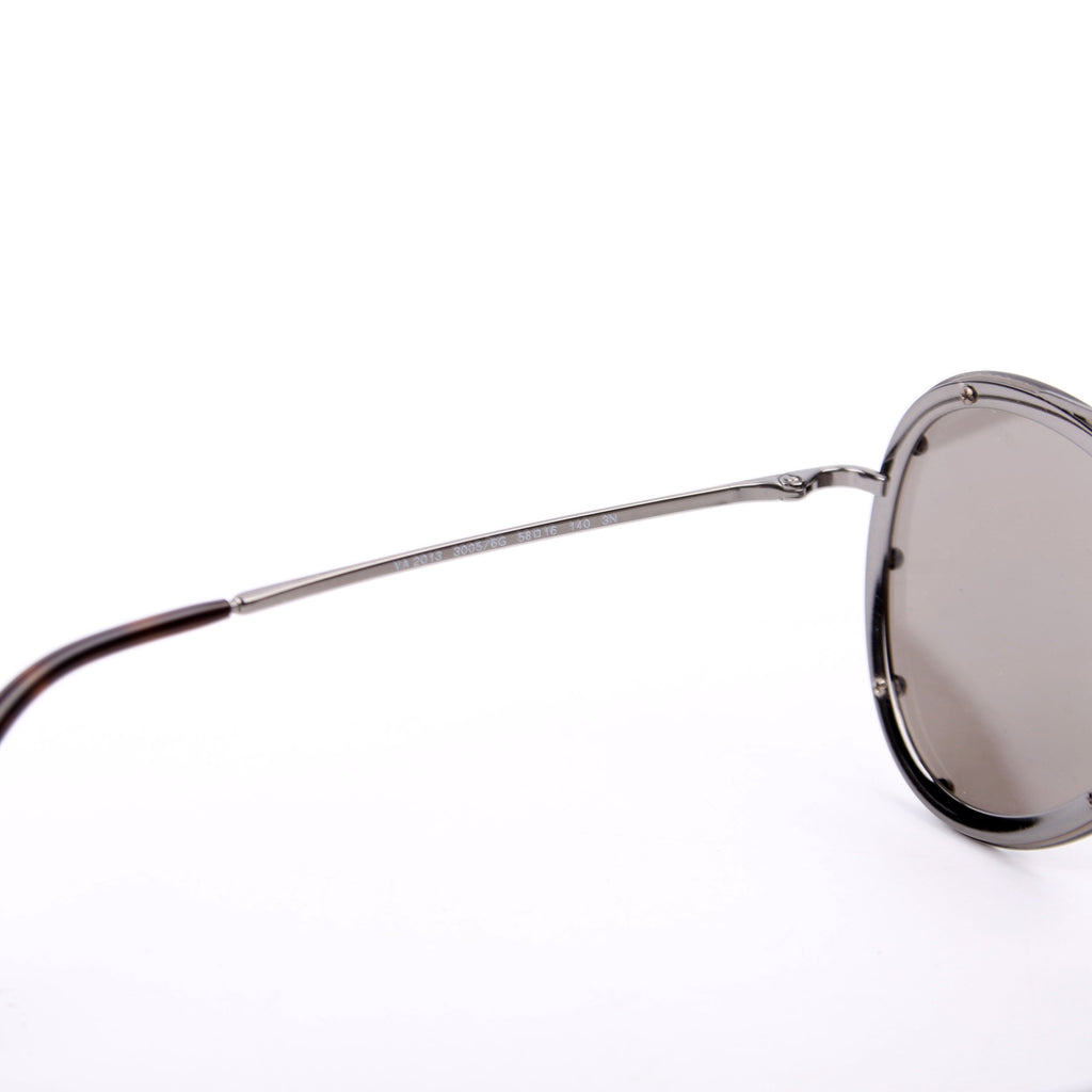 VA2013 Studded Aviator Sunglasses Black