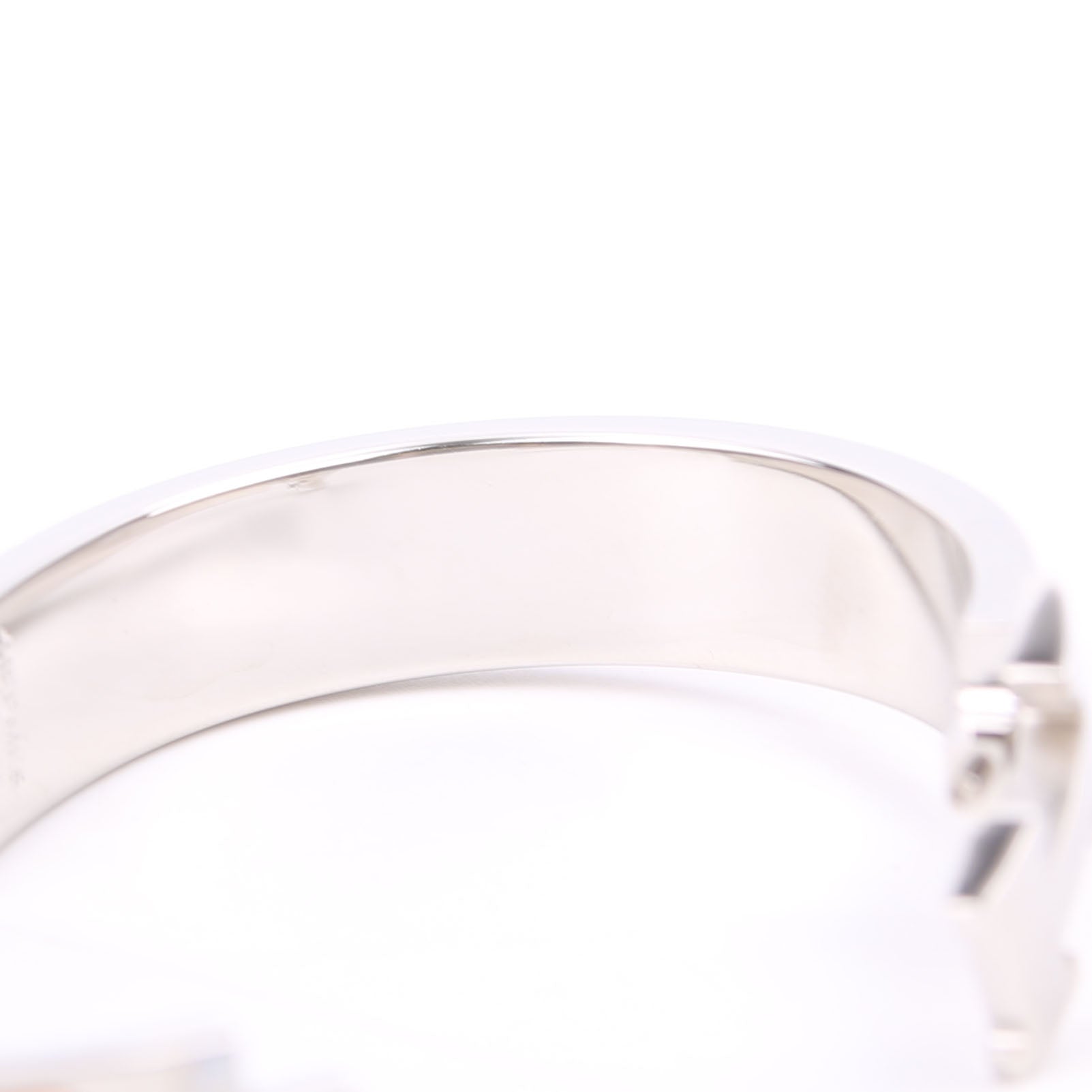 Hermes Clic Clac Narrow PM Bracelet Peach/Silver