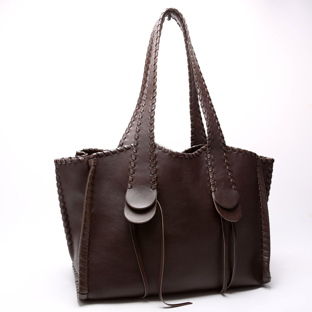 Mony Large Tote Bag Brown